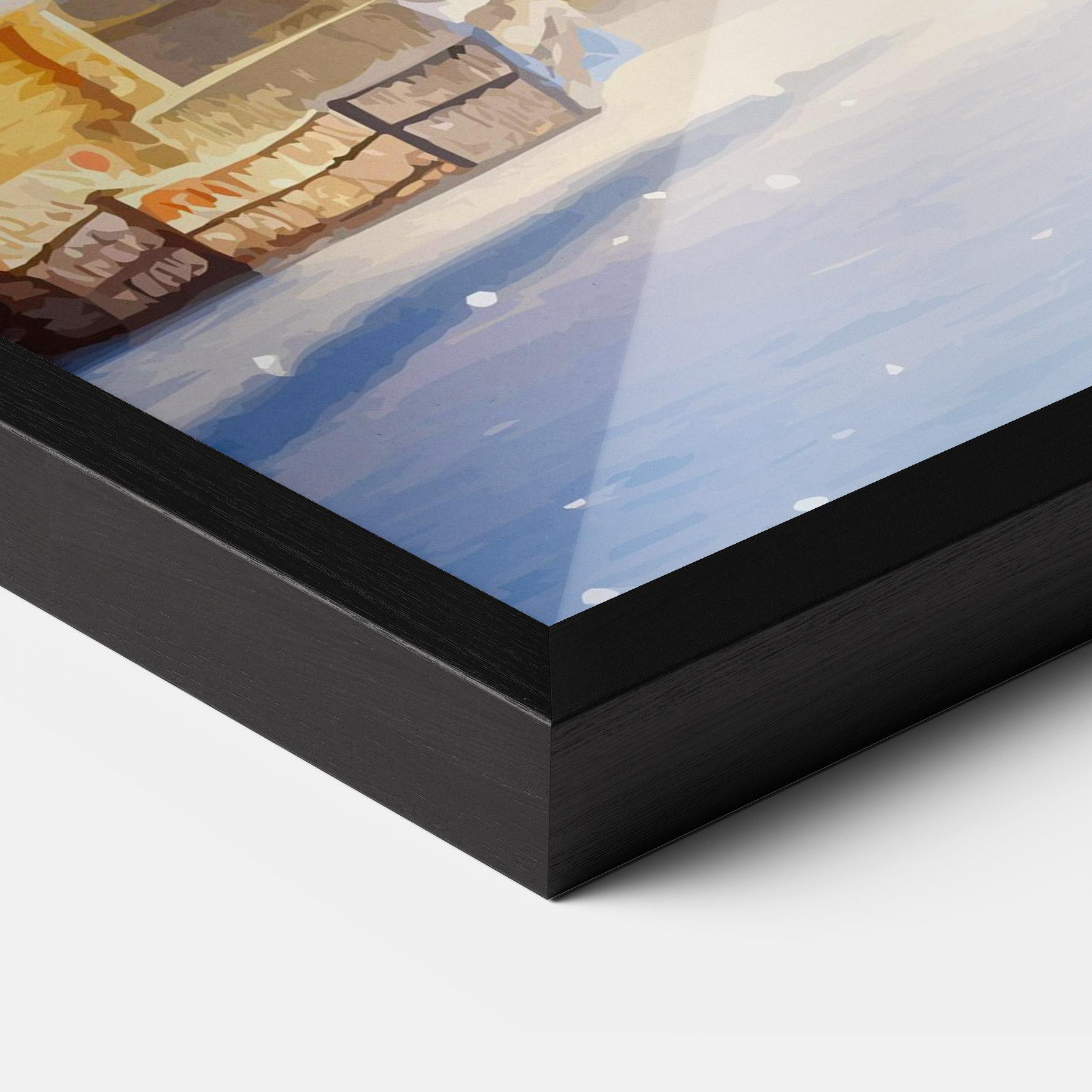 Poster Înrămat Fairy Tale Christmas House mockup 3