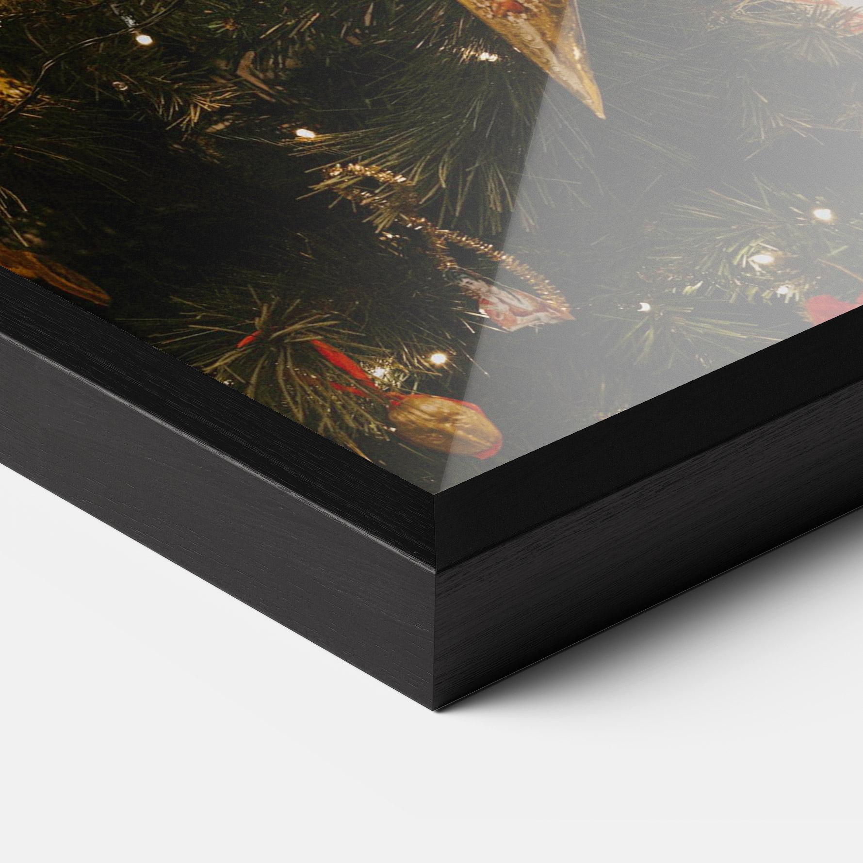 Poster Înrămat Orange Christmas Decor mockup 3