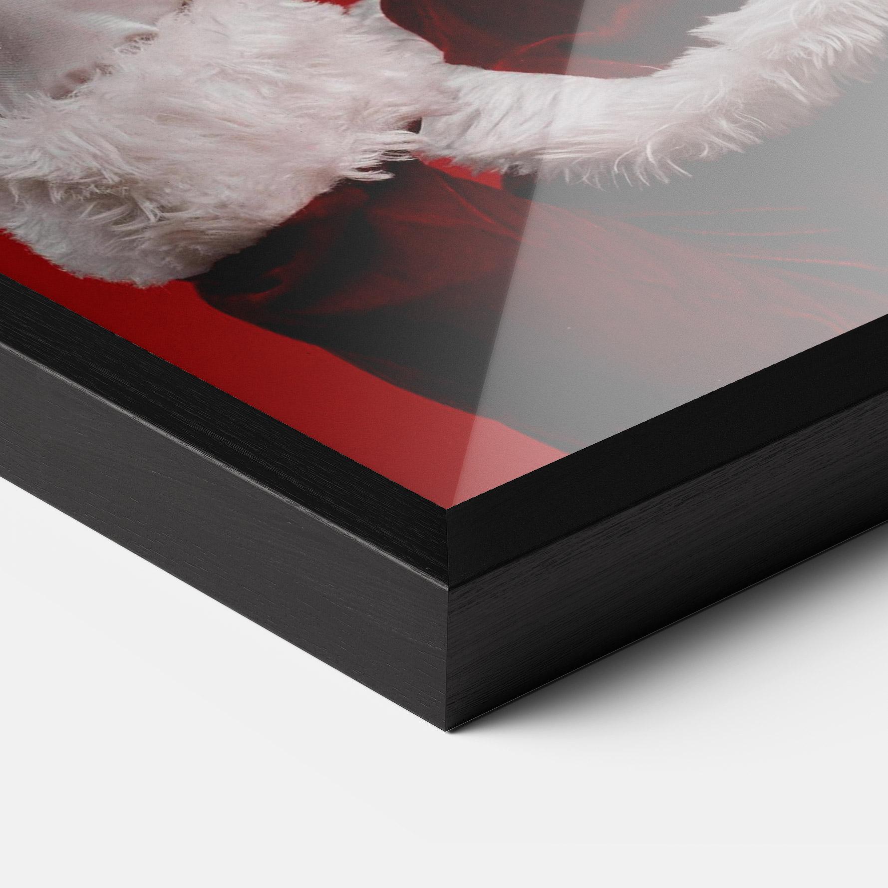 Poster Înrămat Santa Approves mockup 3