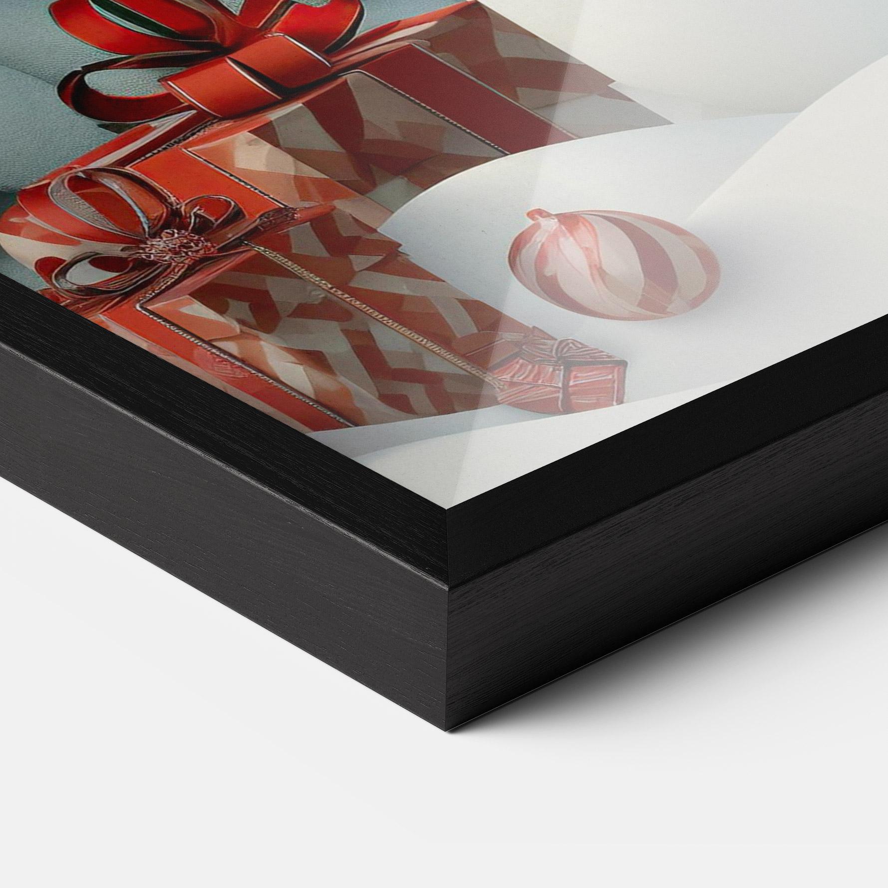 Poster Înrămat Snowman mockup 3