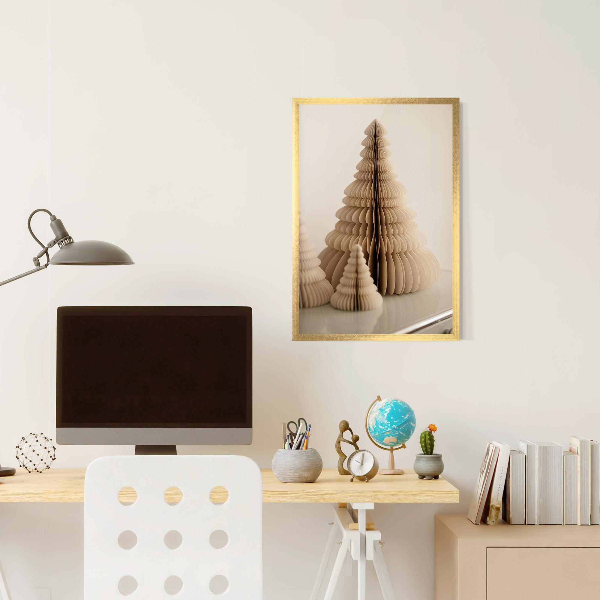 Poster Înrămat Paper Tree mockup 6