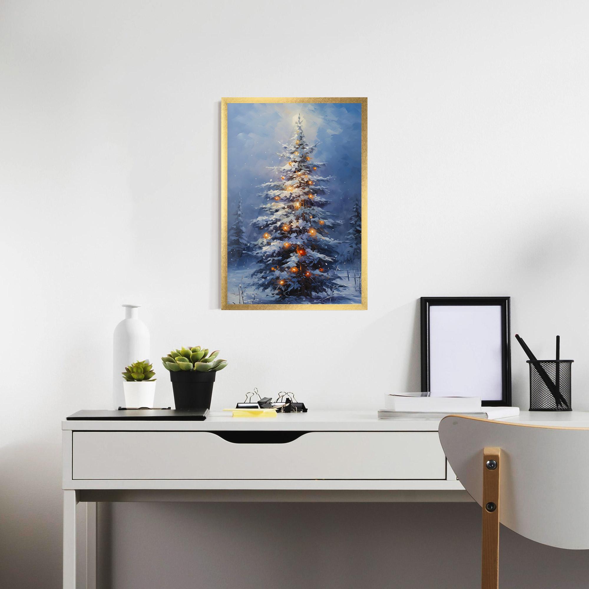 Poster Înrămat Tall Slender Tree mockup 7