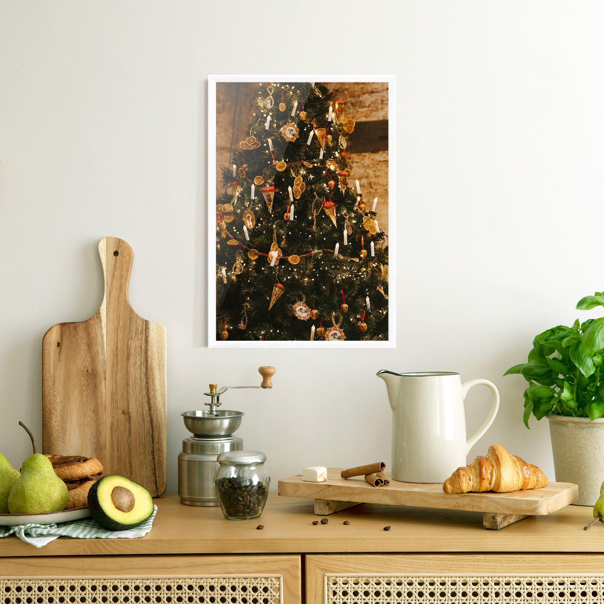 Poster Înrămat Orange Christmas Decor mockup 8