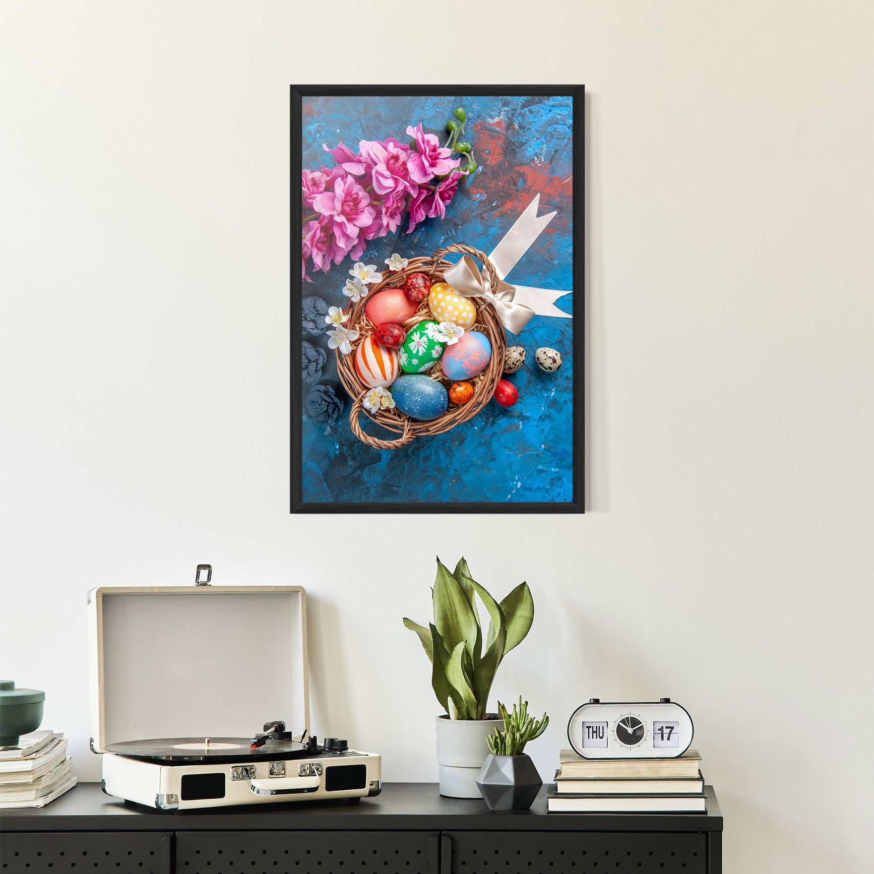 Colored Easter Eggs mockup 2