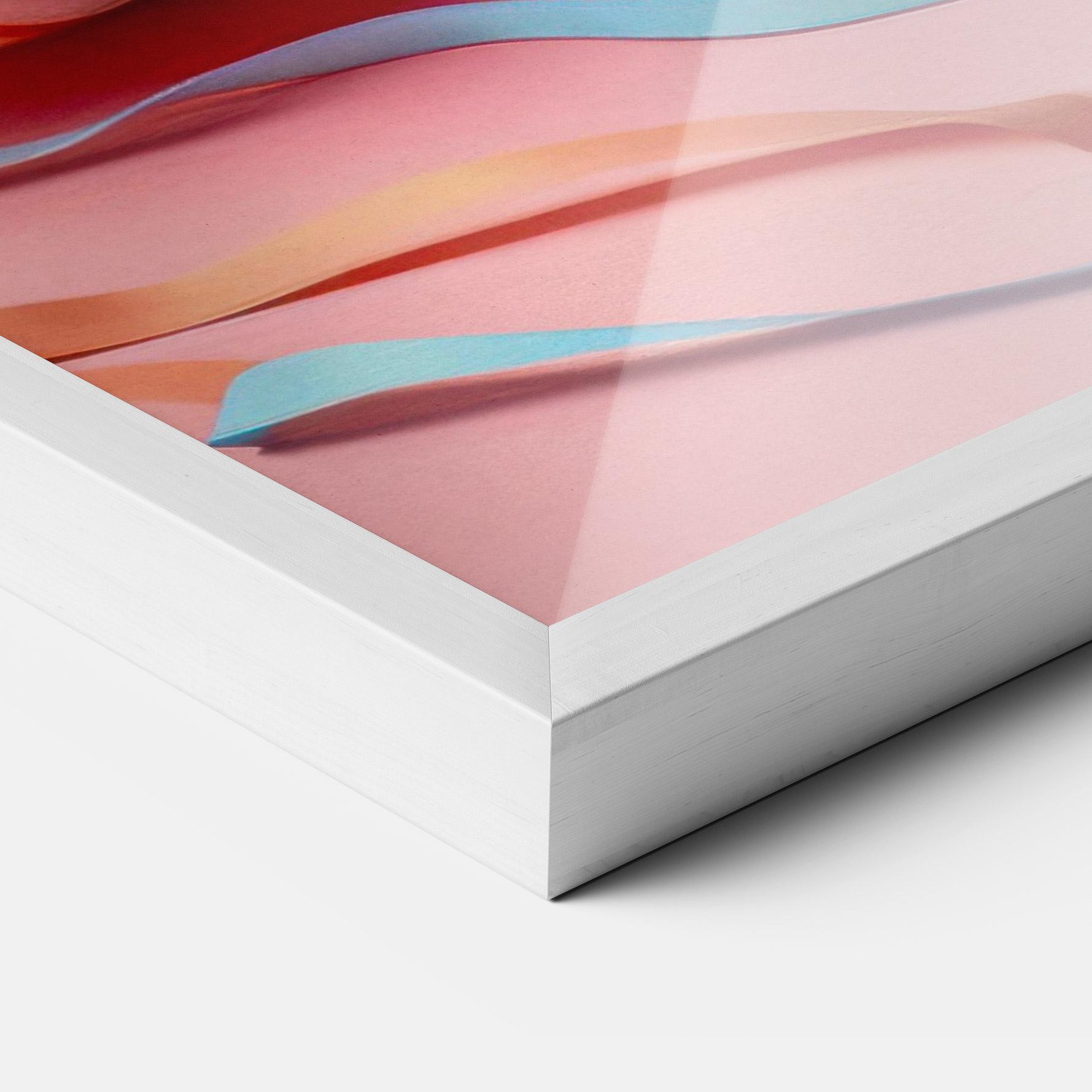 Poster Înrămat Easter Eggs Ribbons mockup 3