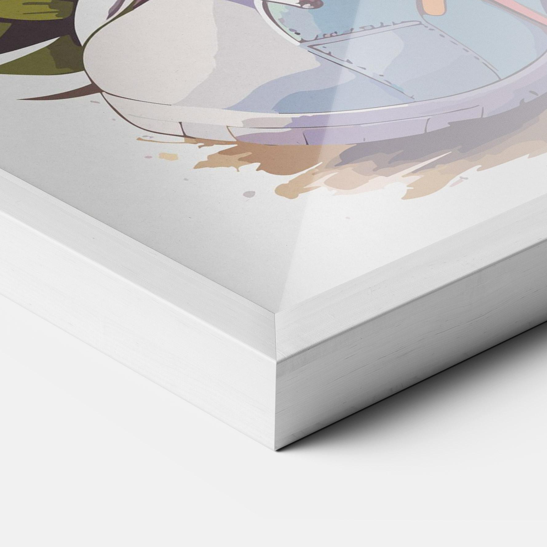 Poster Înrămat Fatt Cute Bunny mockup 3