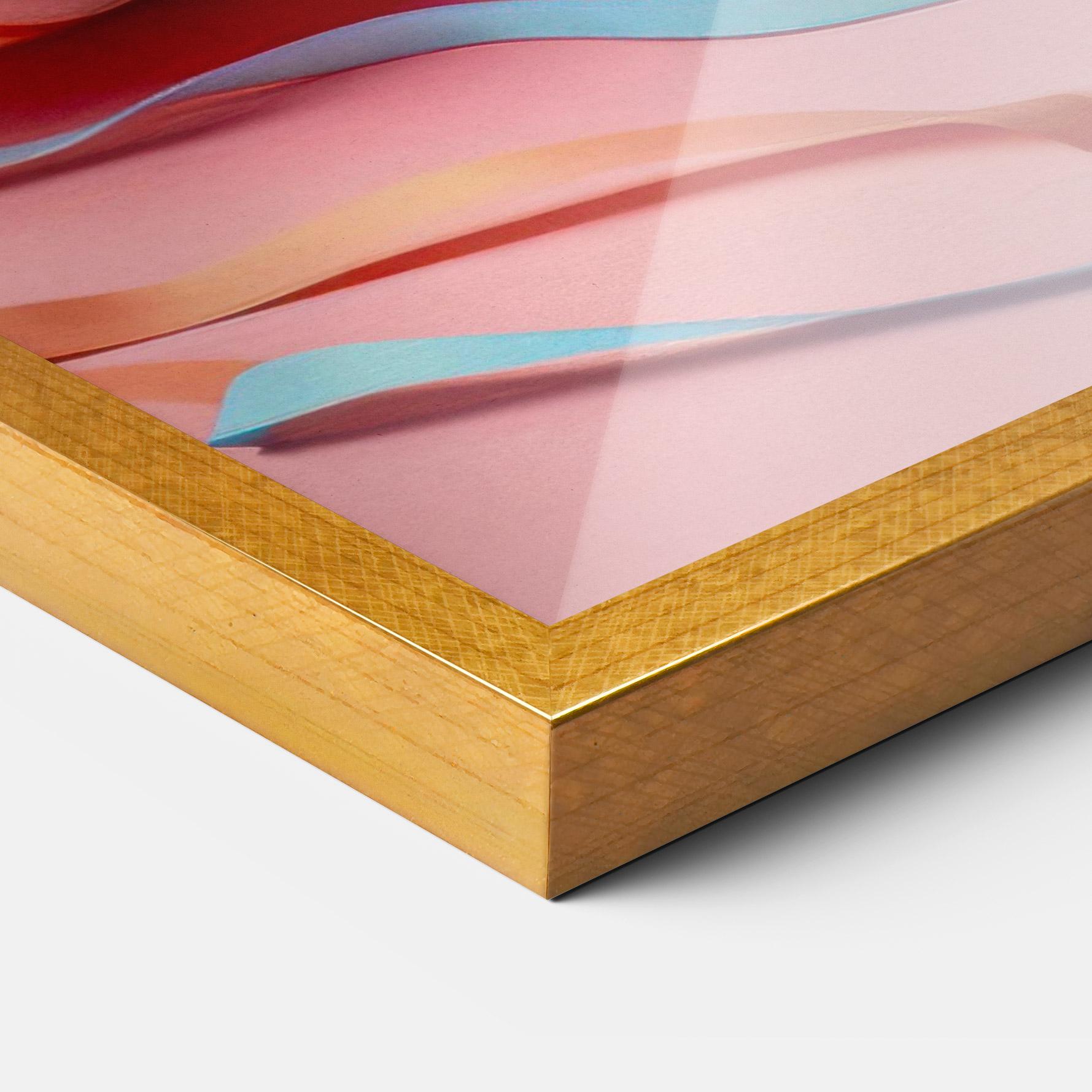 Poster Înrămat Easter Eggs Ribbons mockup 3