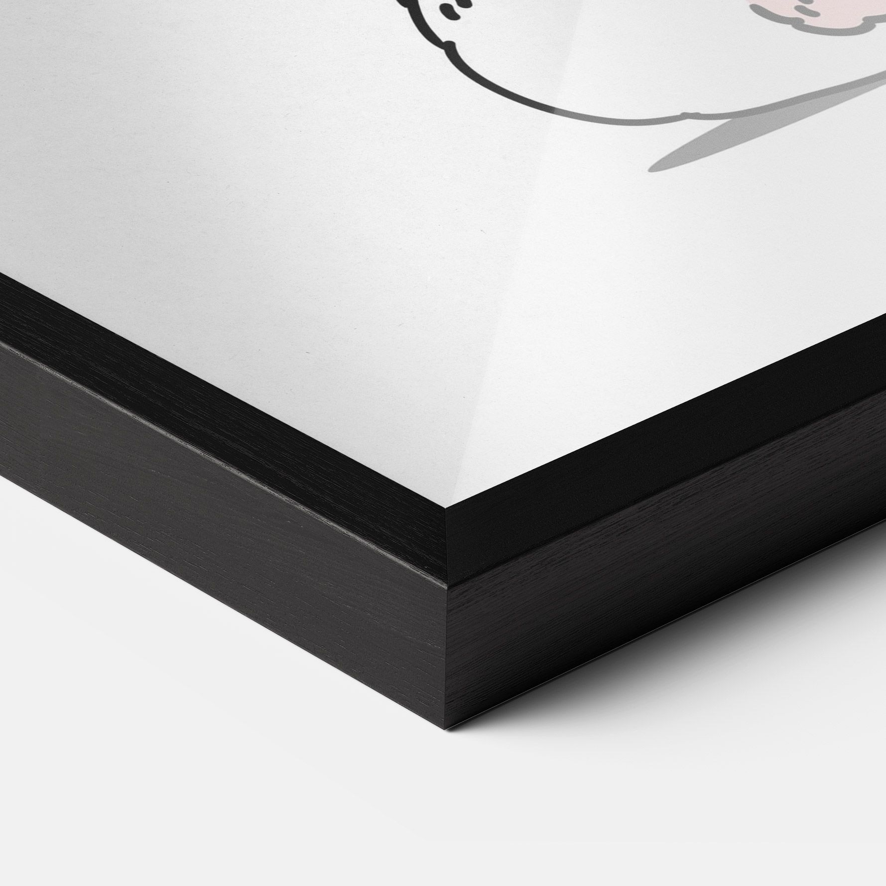 Cute Spring Bunny mockup 3