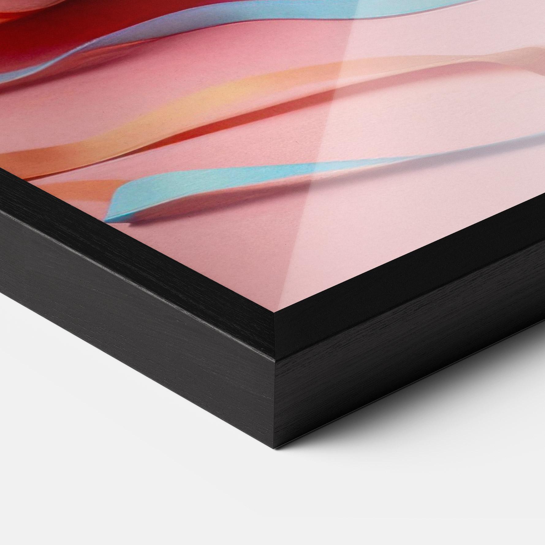 Poster Înrămat Easter Eggs Ribbons mockup 3