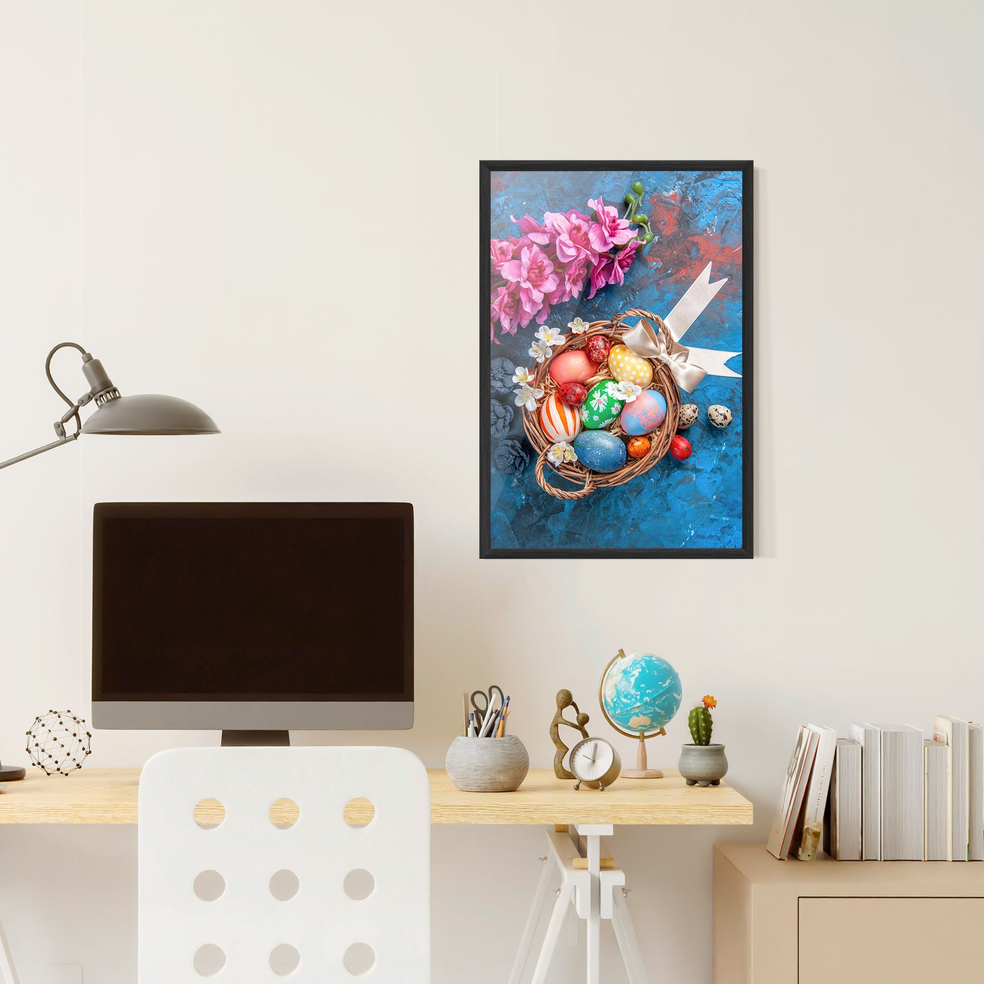 Colored Easter Eggs mockup 6