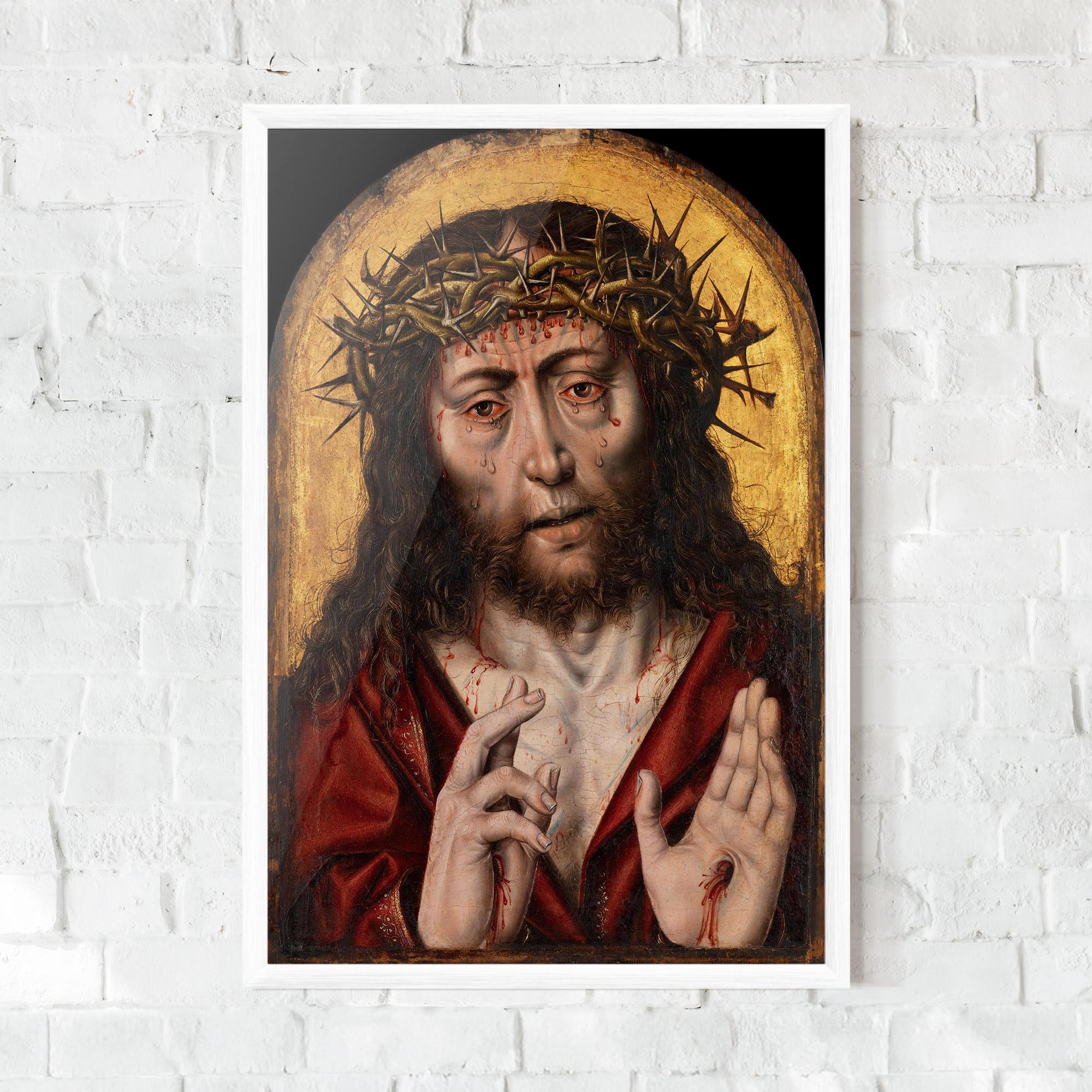 Poster Înrămat Blood Hand Jesus mockup 0