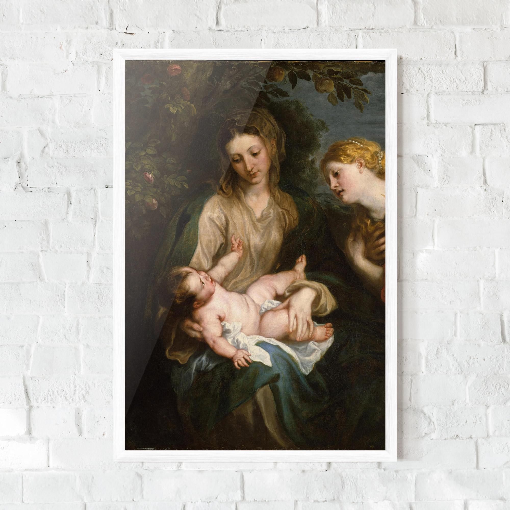 Poster Înrămat Looking At Baby mockup 0