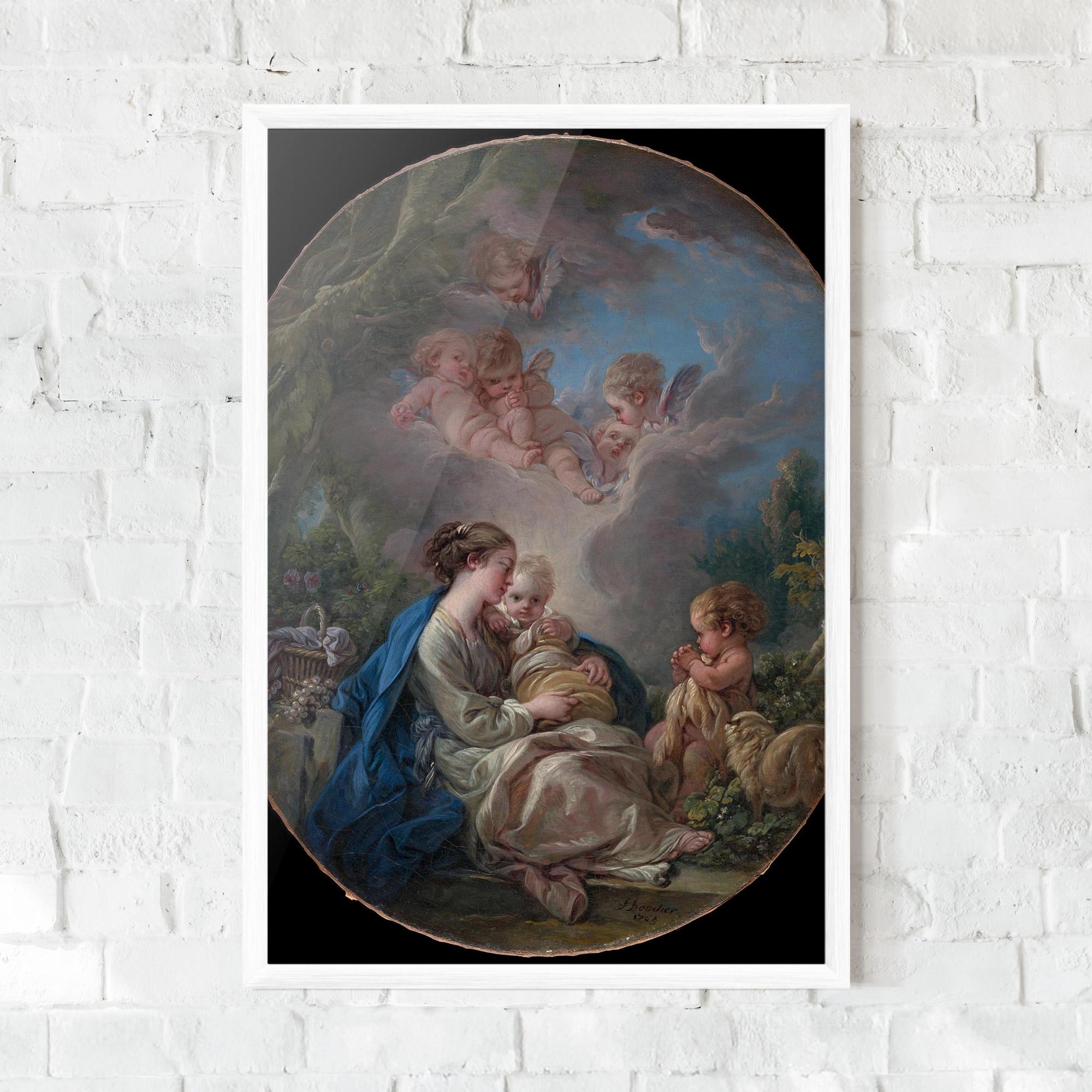 Poster Înrămat Religious Circle mockup 0