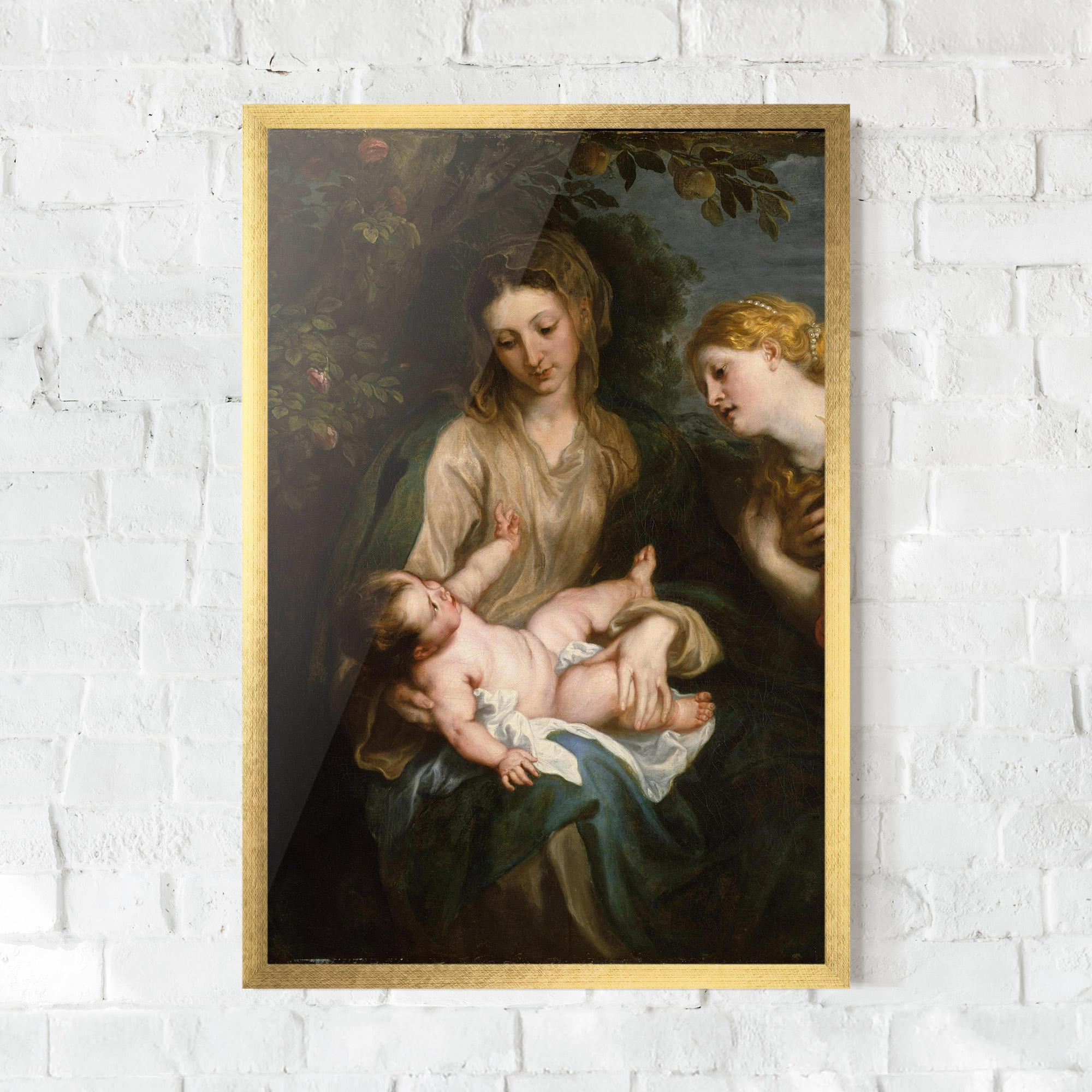 Poster Înrămat Looking At Baby mockup 0