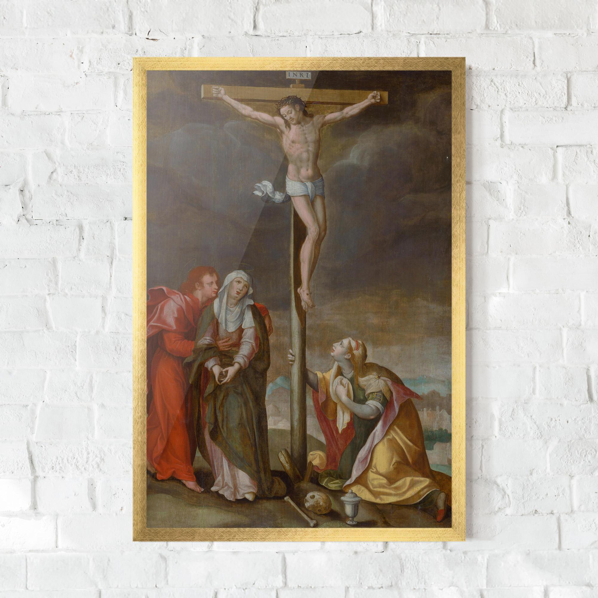 Poster Înrămat Old Cross Jesus mockup 0