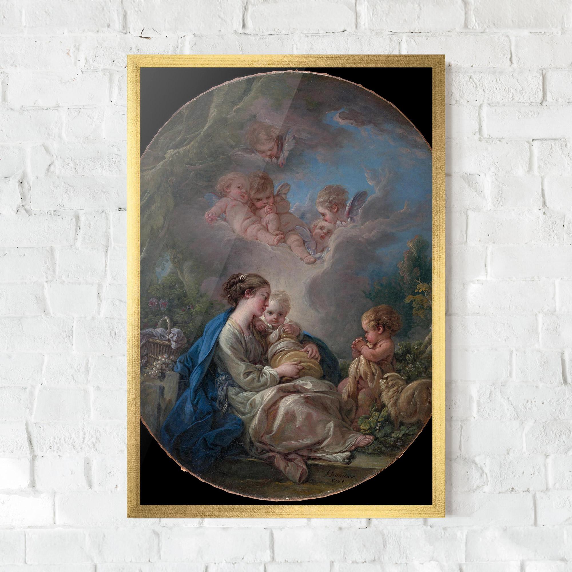 Poster Înrămat Religious Circle mockup 0