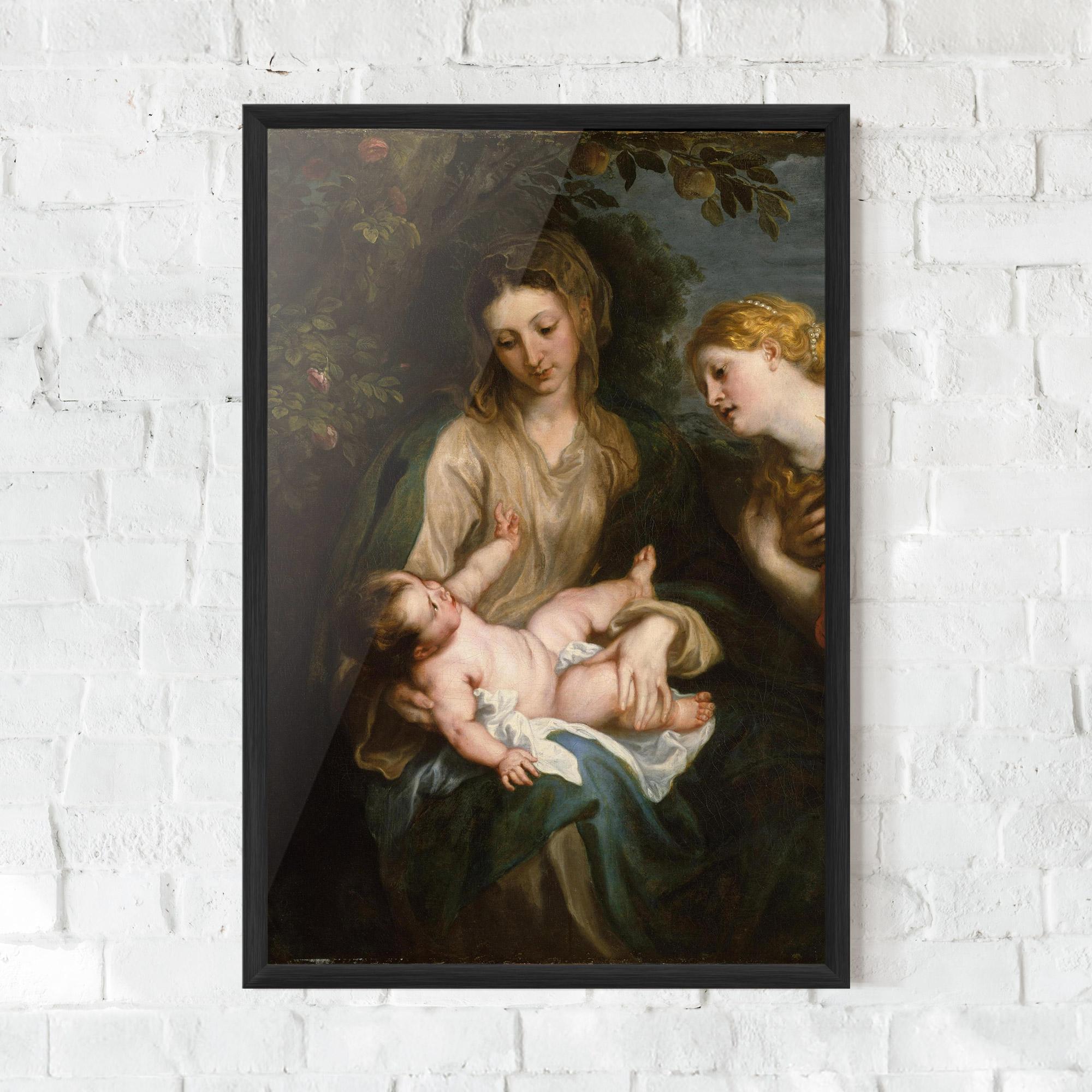 Poster Înrămat Looking At Baby mockup 0