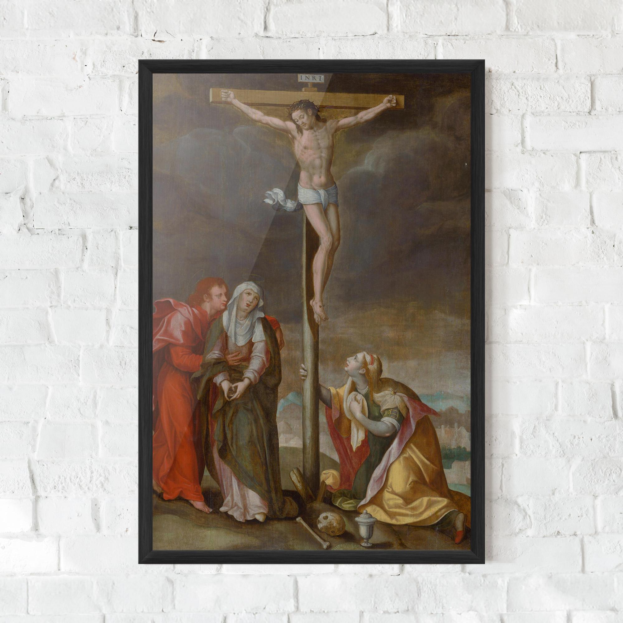 Poster Înrămat Old Cross Jesus mockup 0