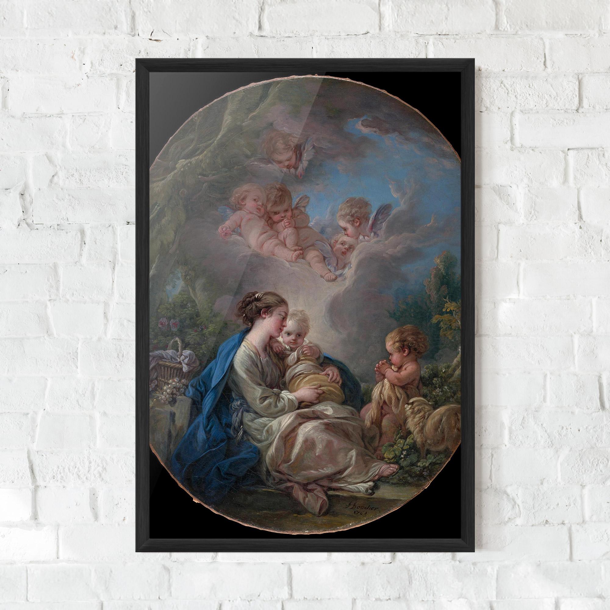 Poster Înrămat Religious Circle mockup 0