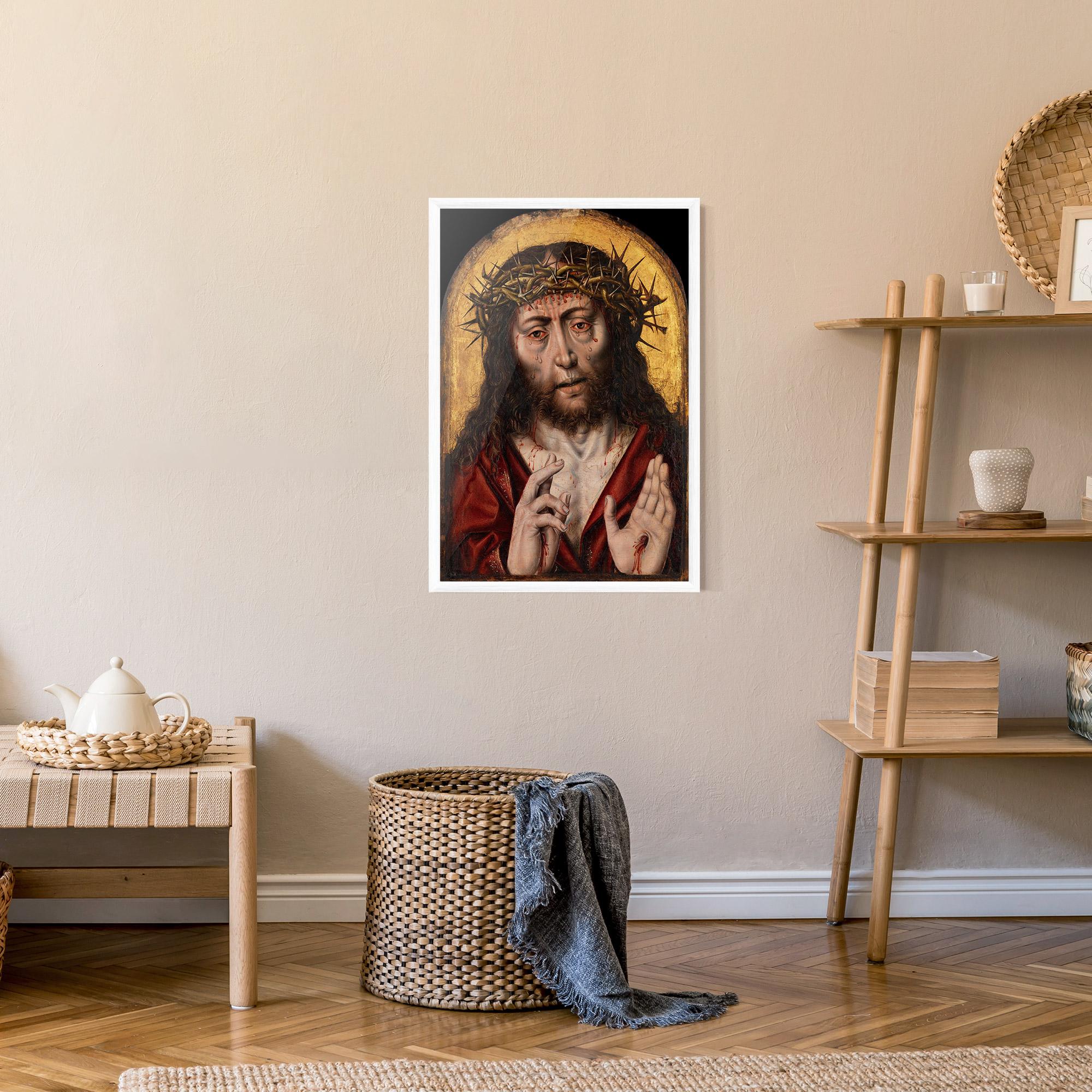 Poster Înrămat Blood Hand Jesus mockup 9