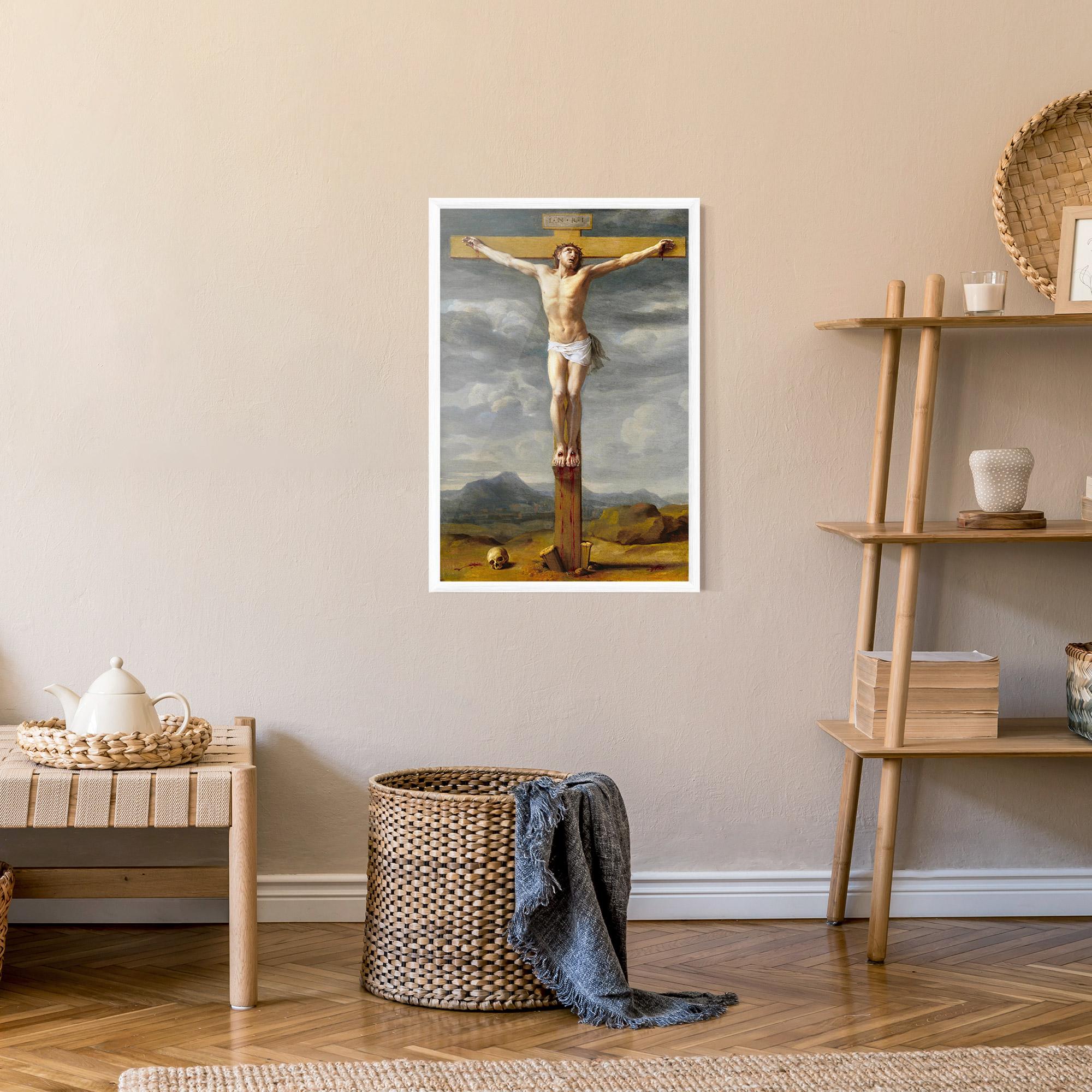 Poster Înrămat Yellow Cross mockup 9