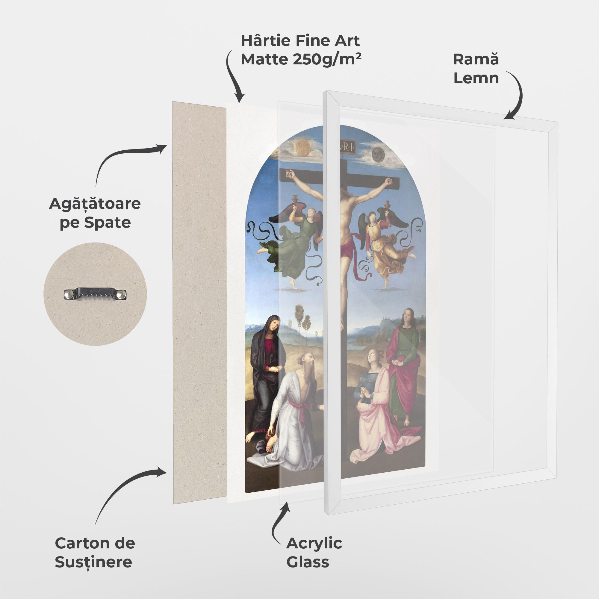 Poster Înrămat Blue Sky Jesus mockup 1