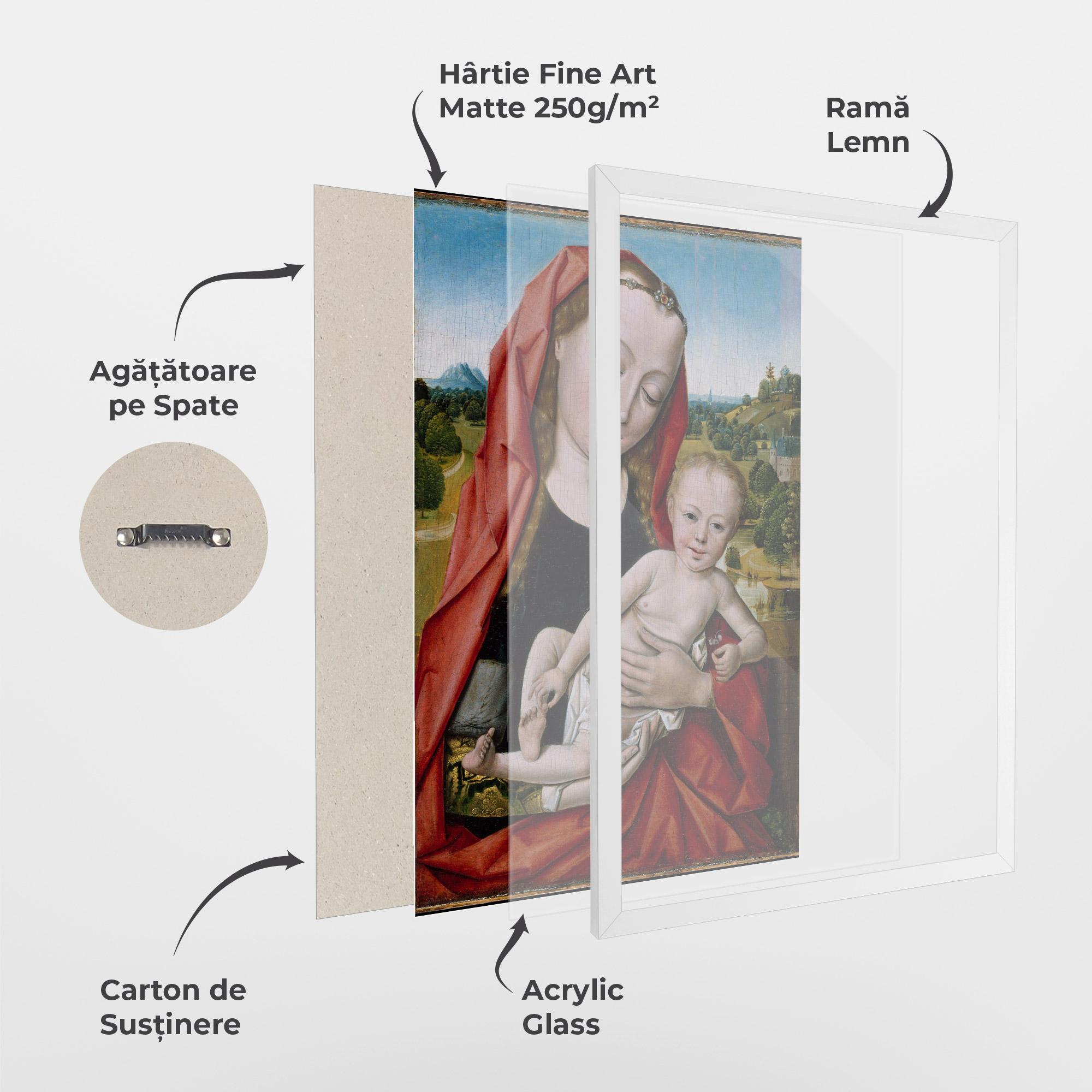 Poster Înrămat Little Religious Baby mockup 1