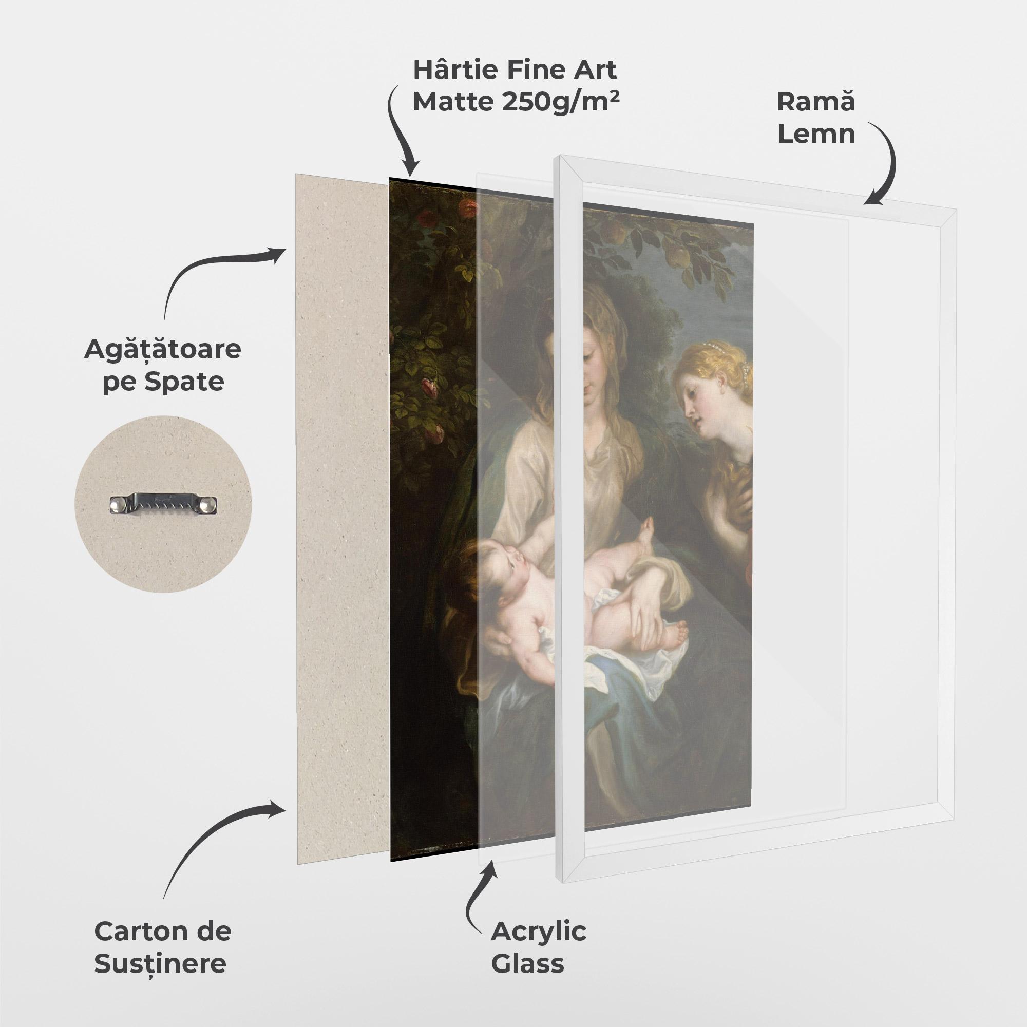 Poster Înrămat Looking At Baby mockup 1