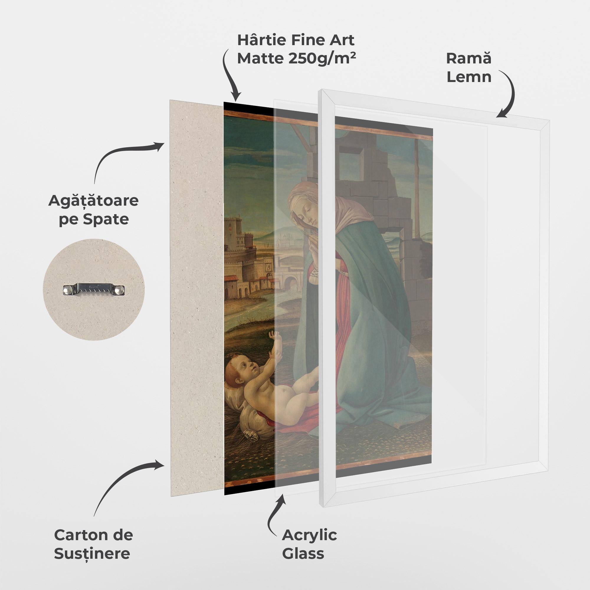 Poster Înrămat Praying For Baby mockup 1