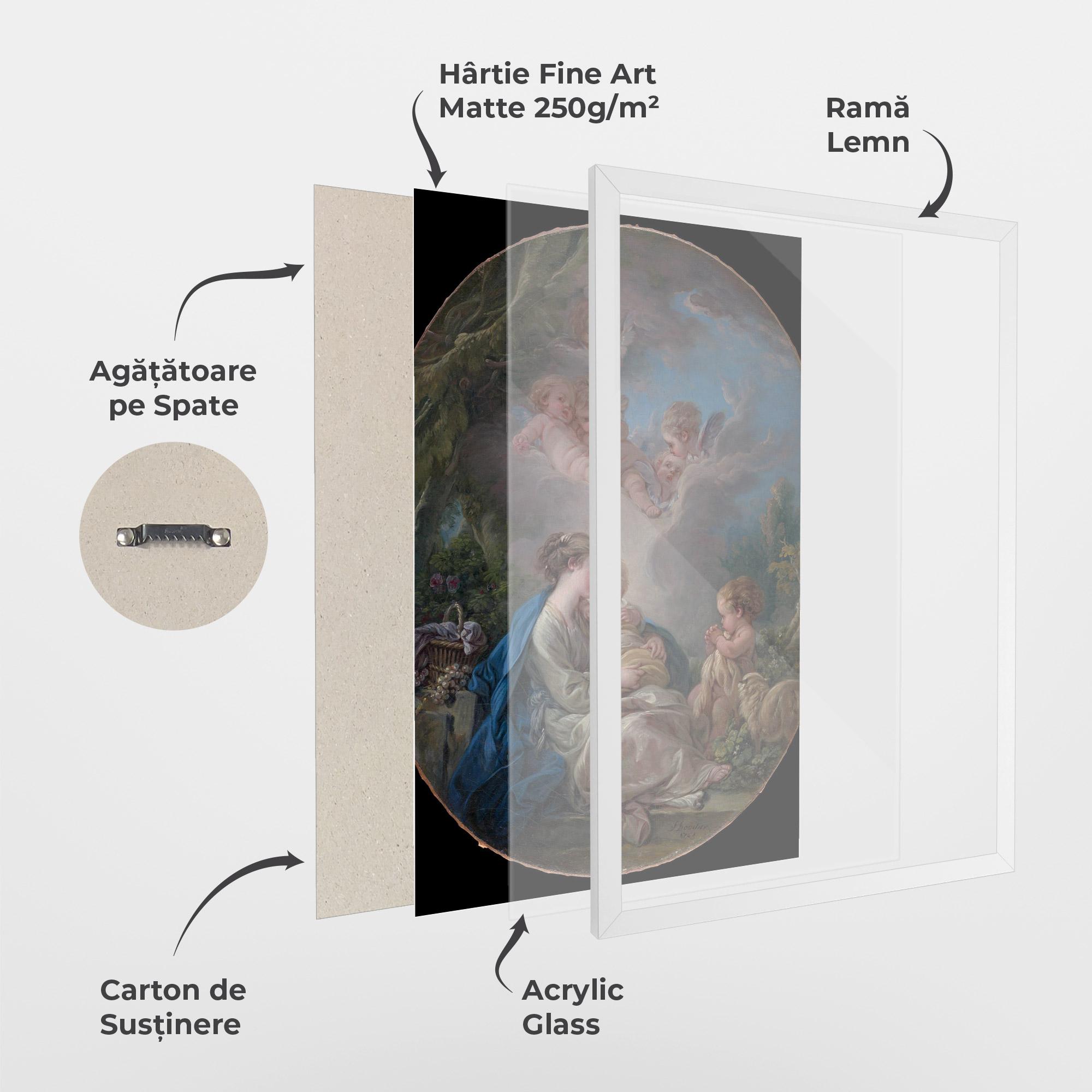 Poster Înrămat Religious Circle mockup 1