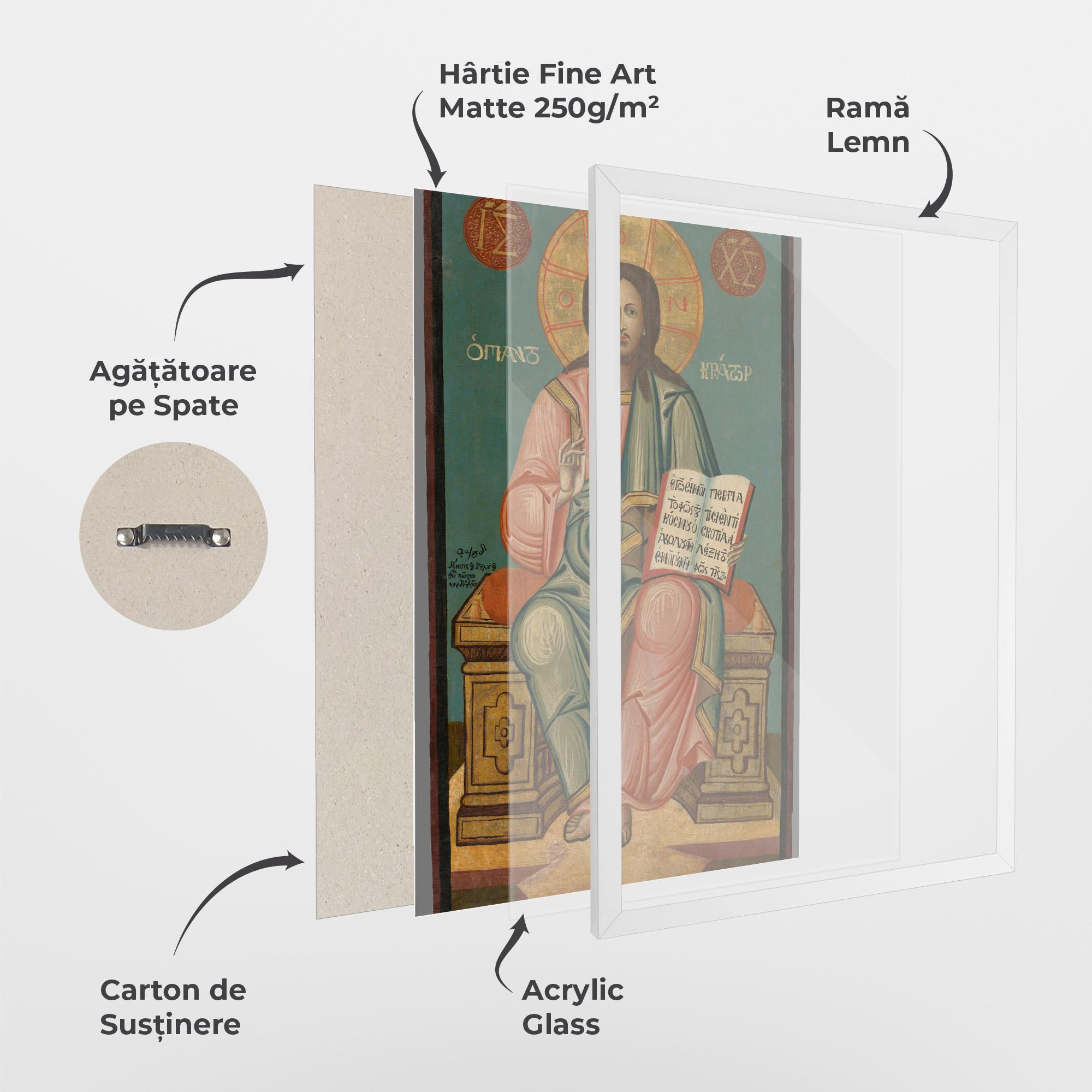 Poster Înrămat Religious Reading mockup 1