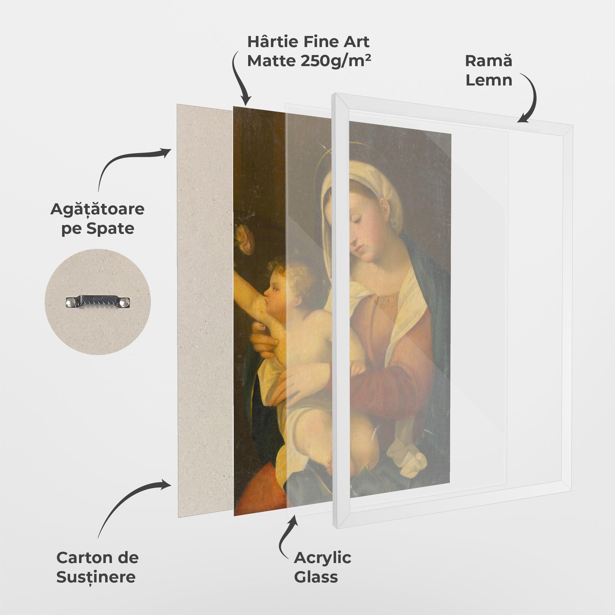 Poster Înrămat Yellow Light Baby mockup 1