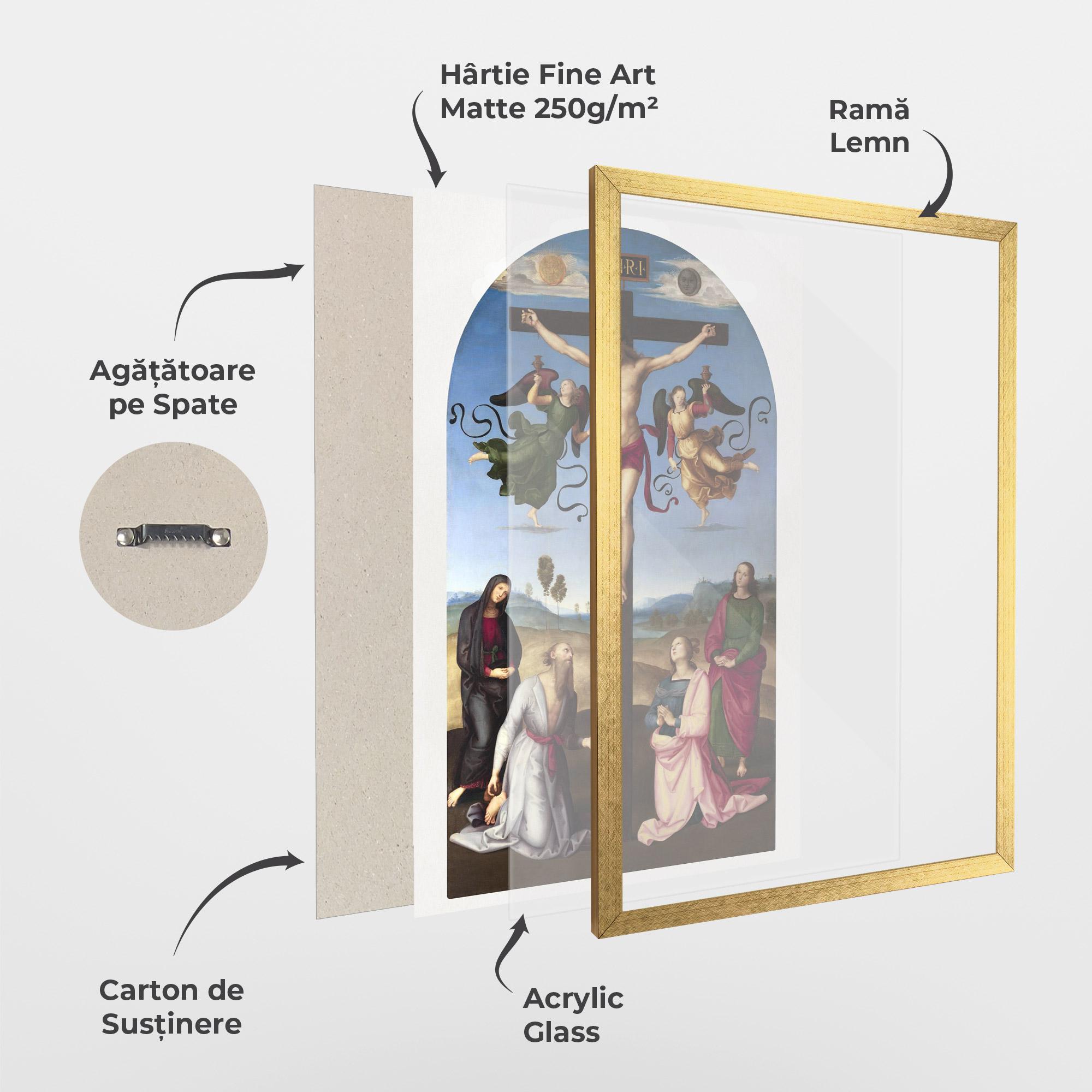 Poster Înrămat Blue Sky Jesus mockup 1