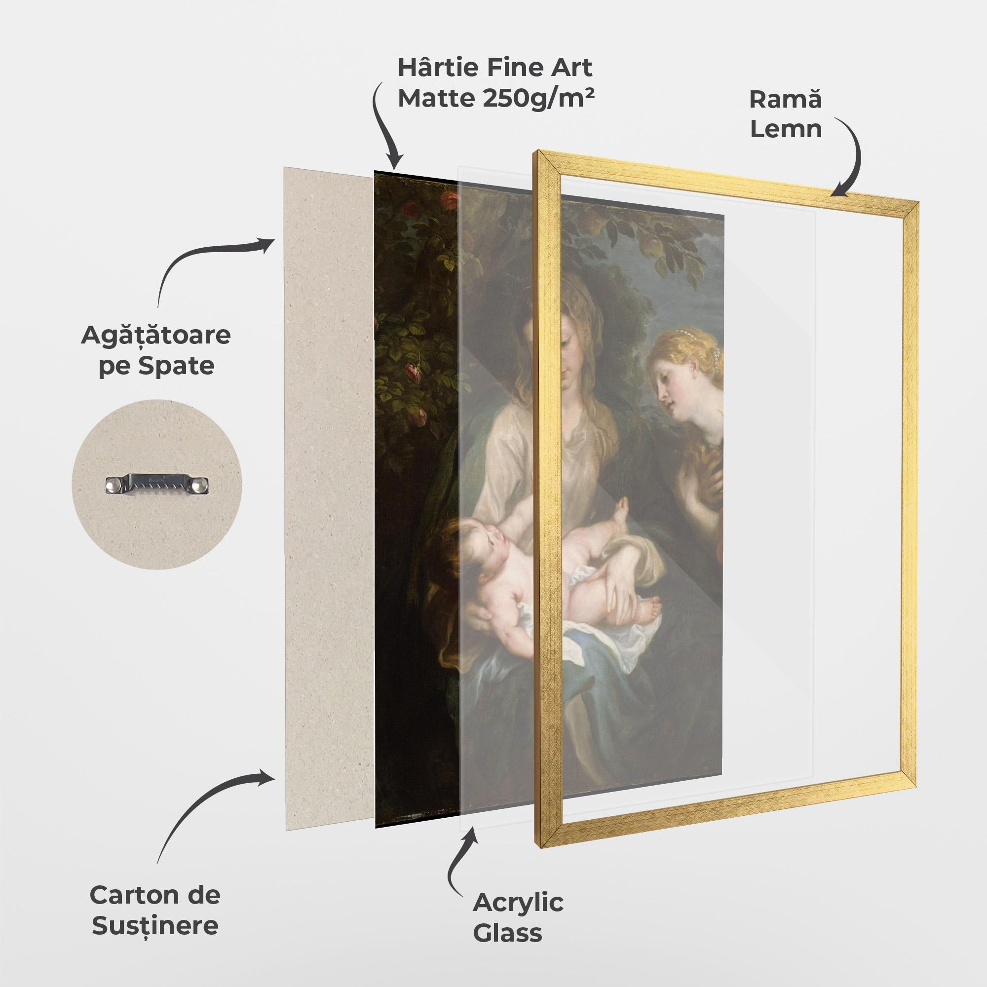 Poster Înrămat Looking At Baby mockup 1