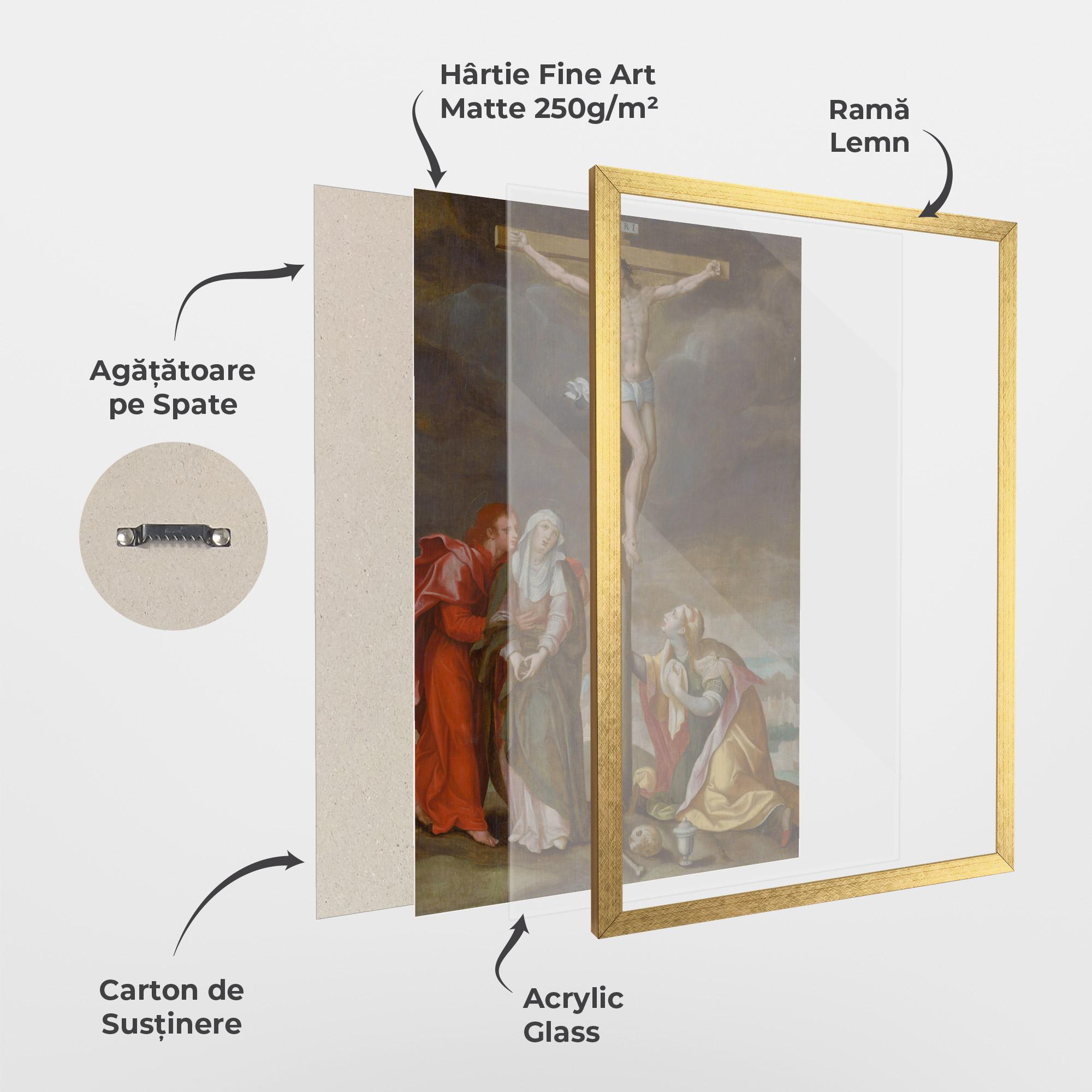 Poster Înrămat Old Cross Jesus mockup 1