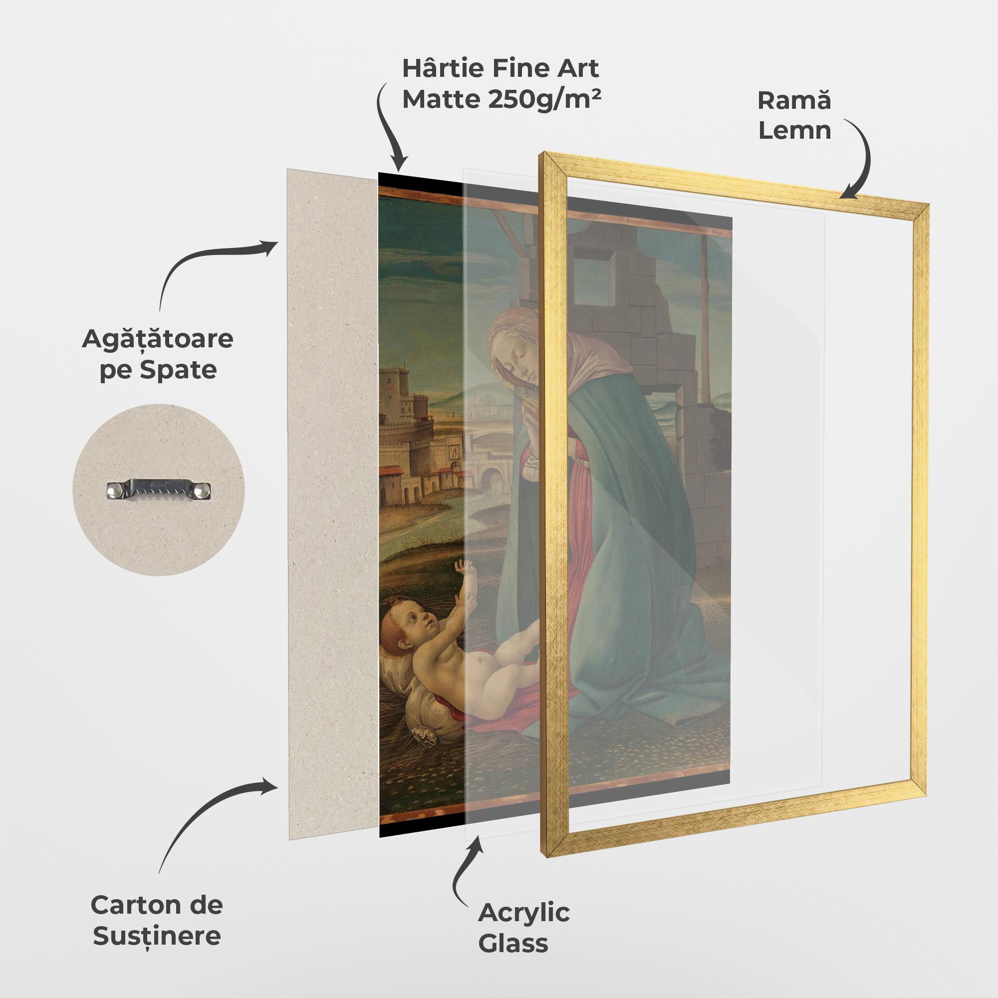 Poster Înrămat Praying For Baby mockup 1