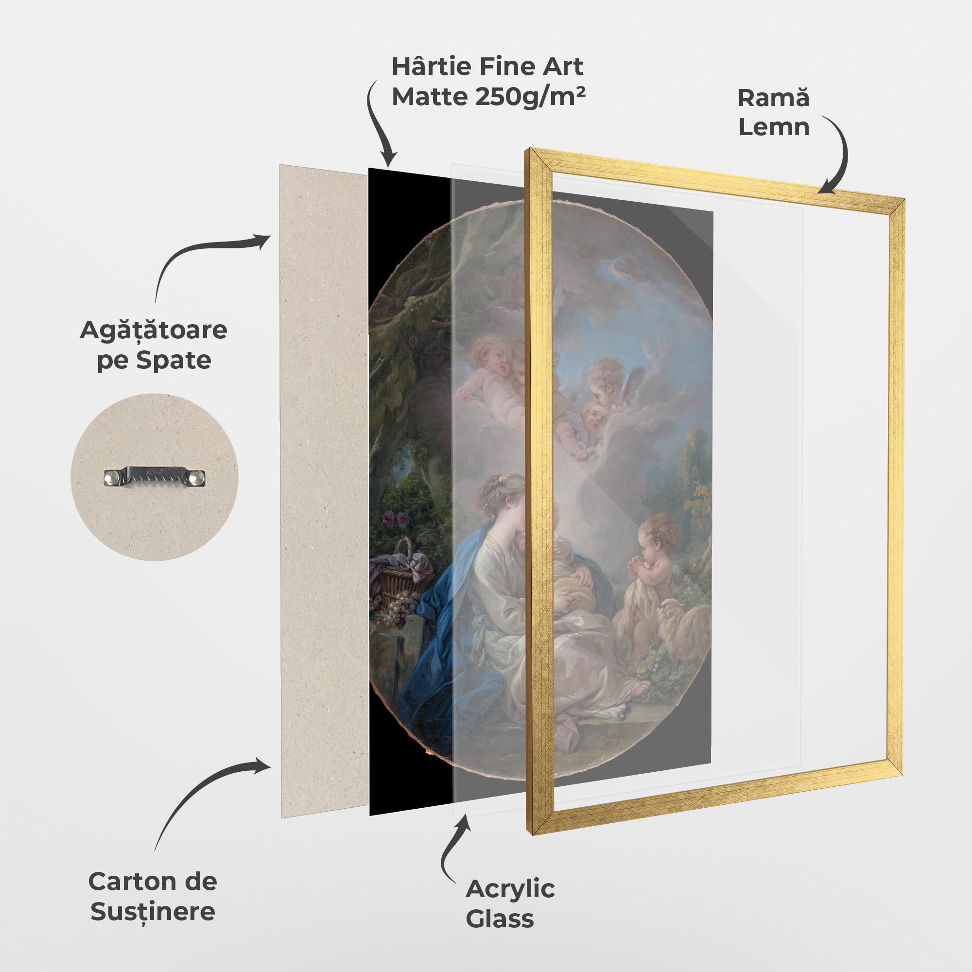 Poster Înrămat Religious Circle mockup 1