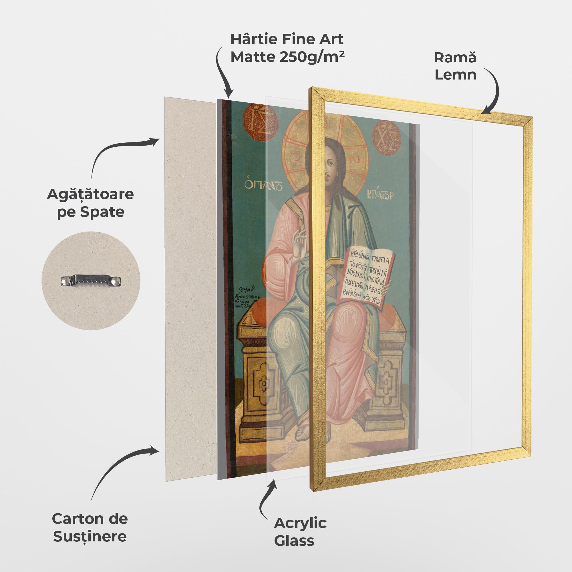 Poster Înrămat Religious Reading mockup 1