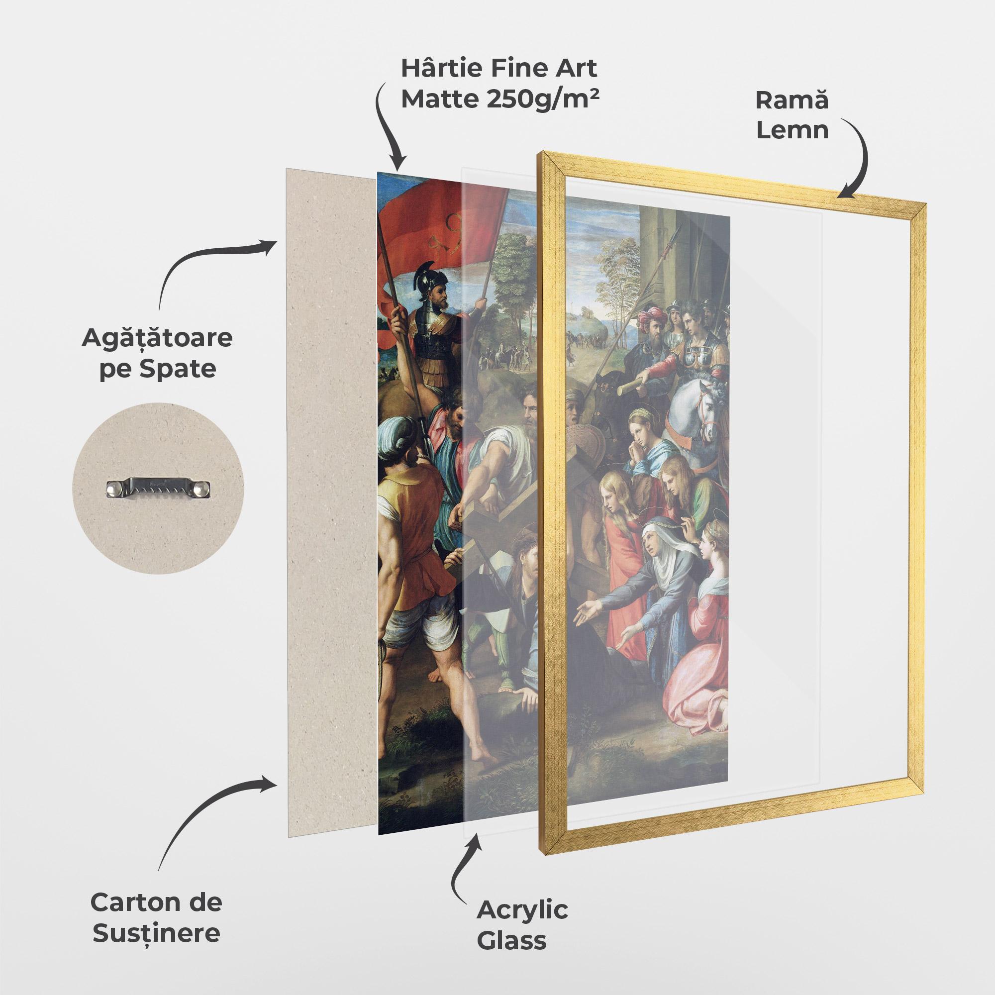 Poster Înrămat Taking The Cross mockup 1