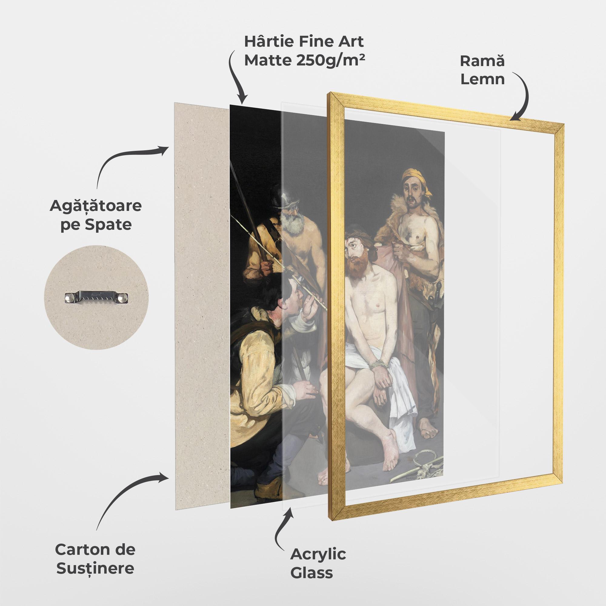 Poster Înrămat Tied Hands mockup 1