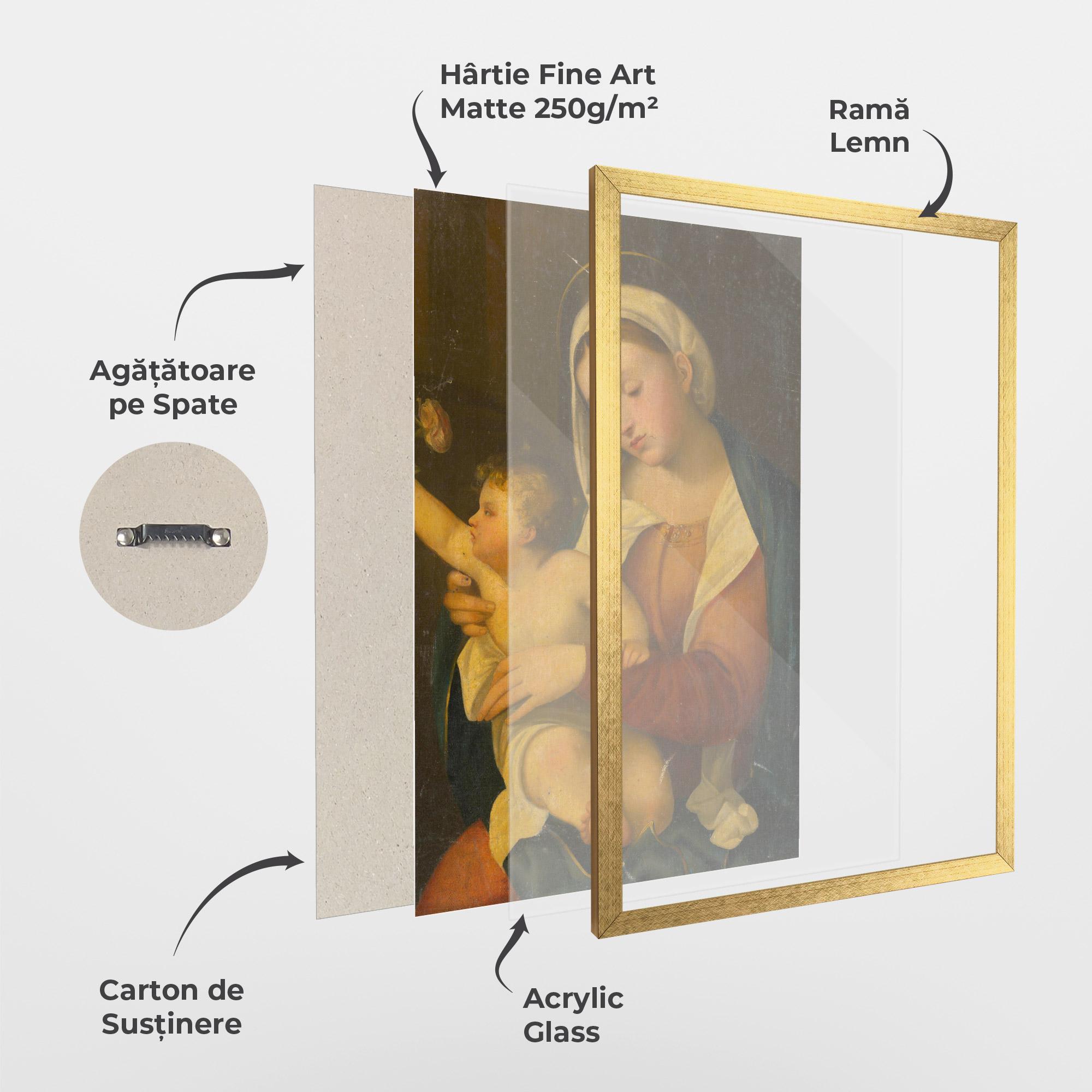 Poster Înrămat Yellow Light Baby mockup 1