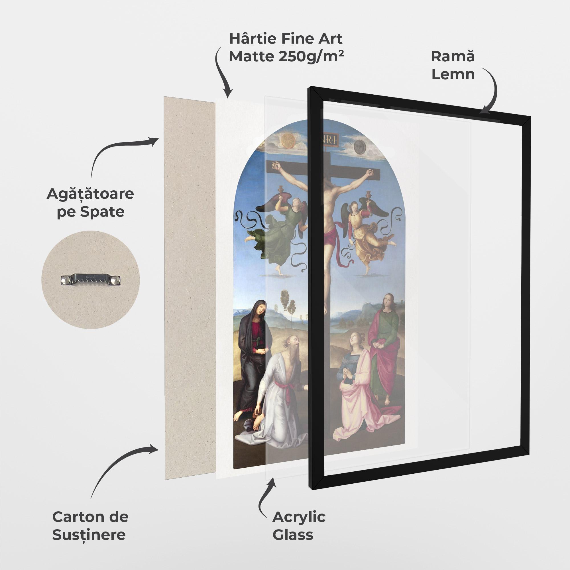 Poster Înrămat Blue Sky Jesus mockup 1