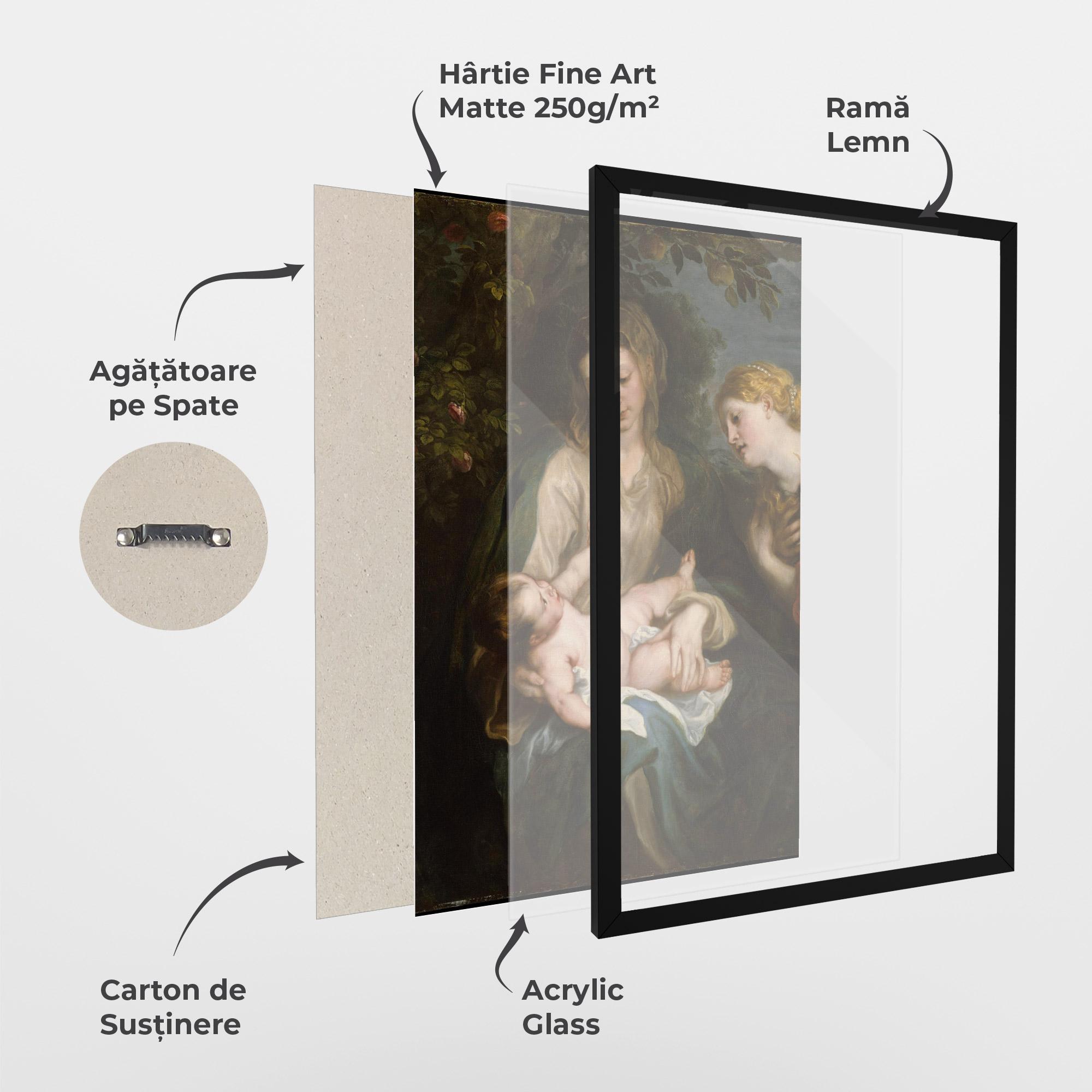 Poster Înrămat Looking At Baby mockup 1