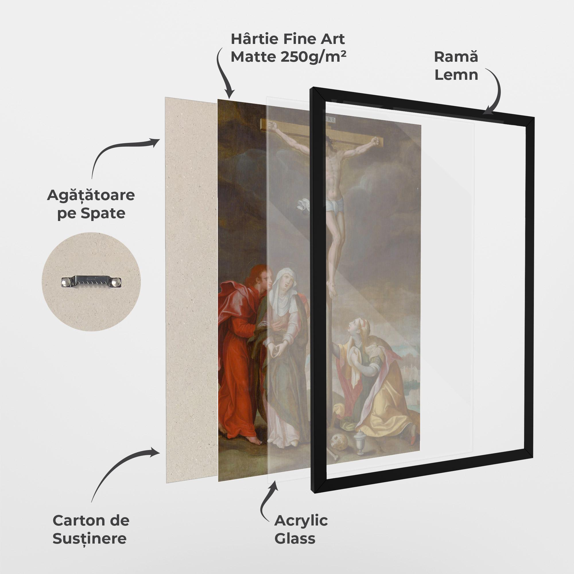 Poster Înrămat Old Cross Jesus mockup 1