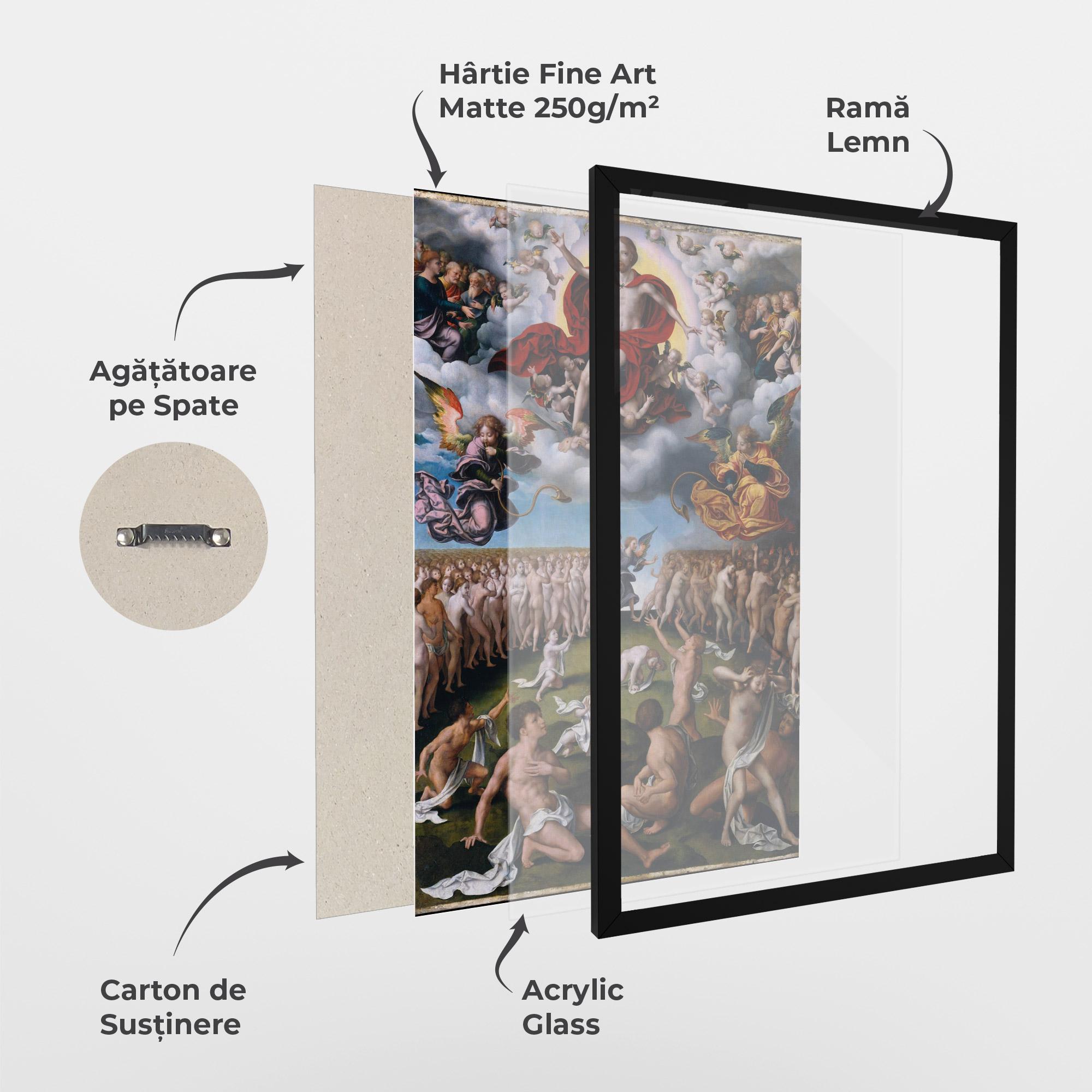 Poster Înrămat Powerful God mockup 1