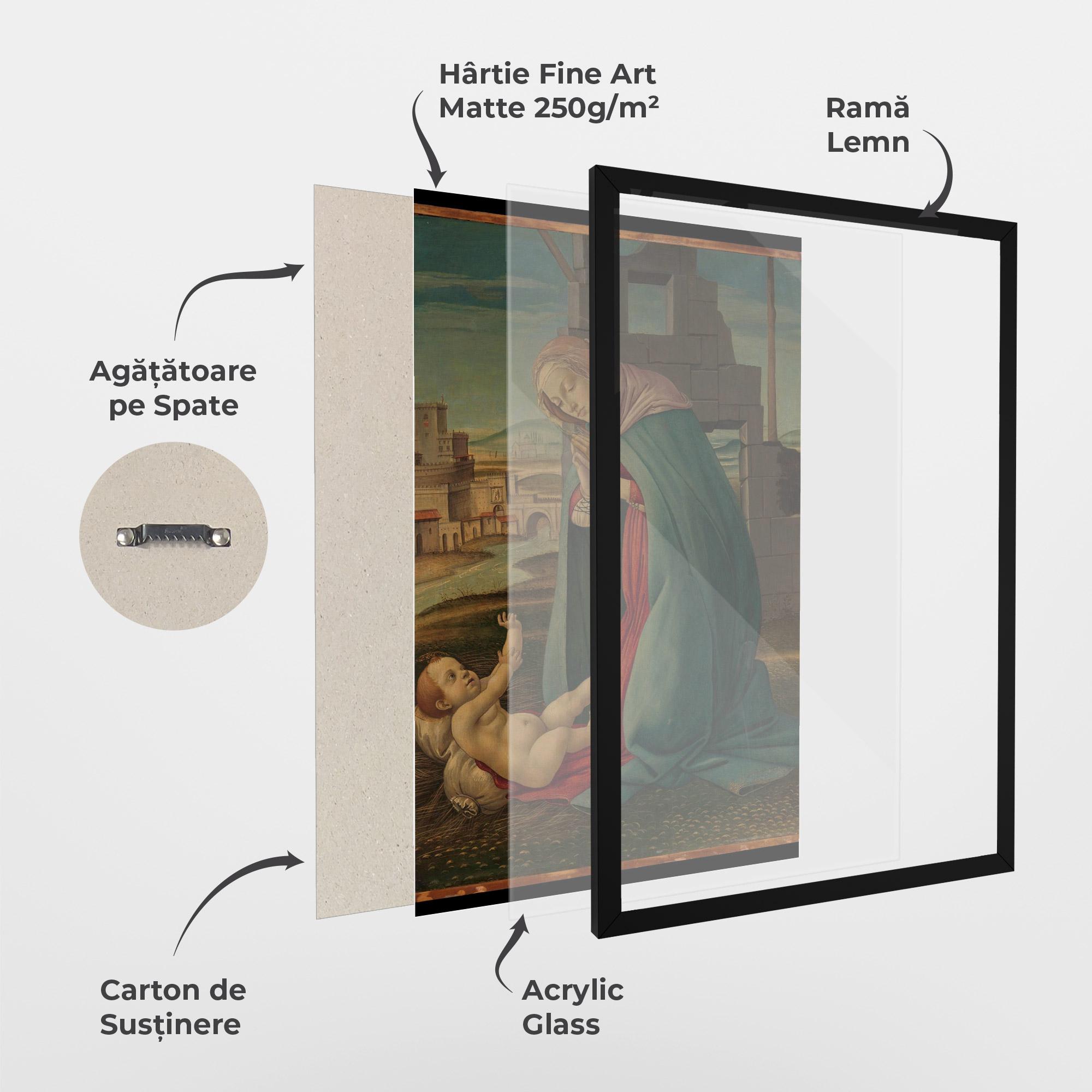 Poster Înrămat Praying For Baby mockup 1