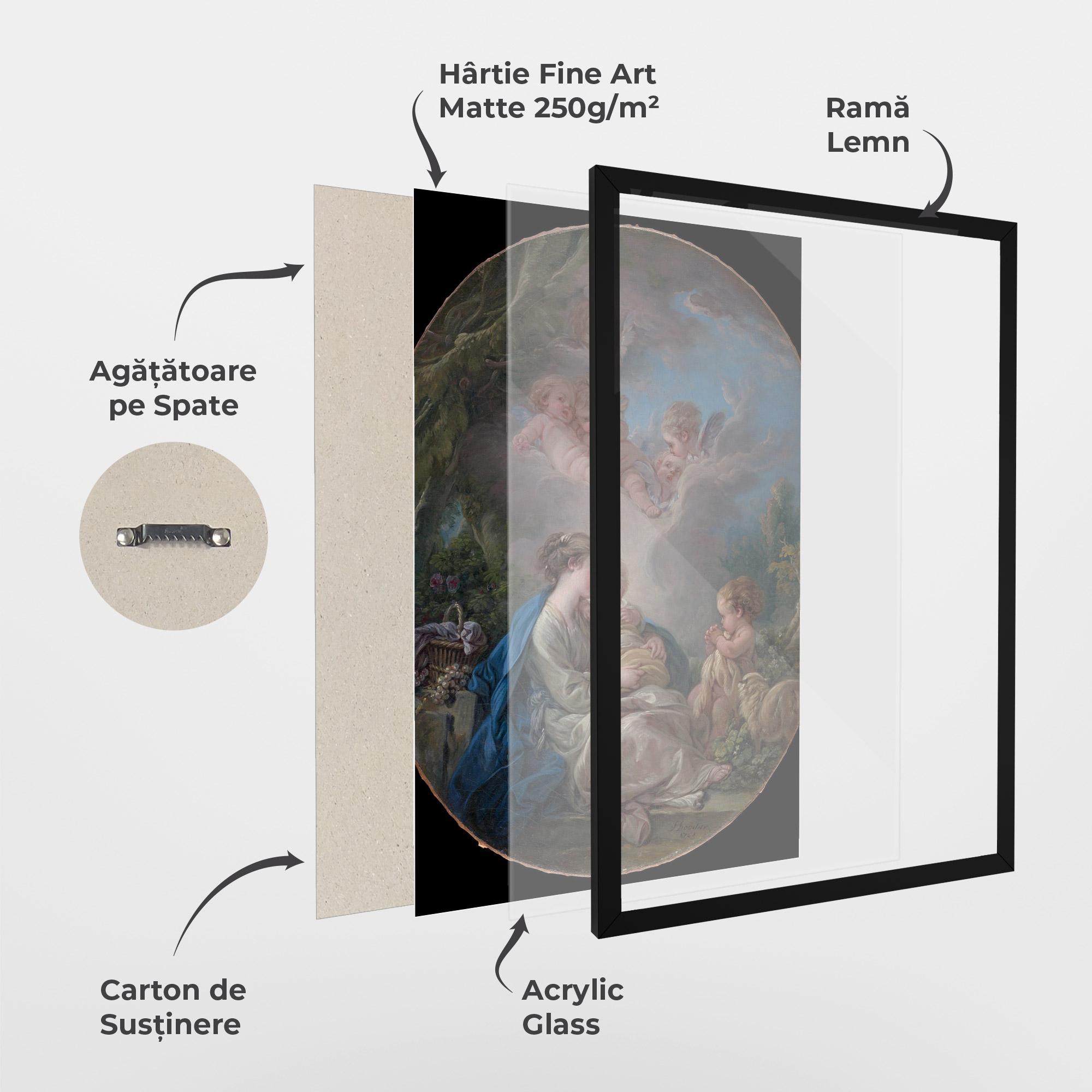 Poster Înrămat Religious Circle mockup 1