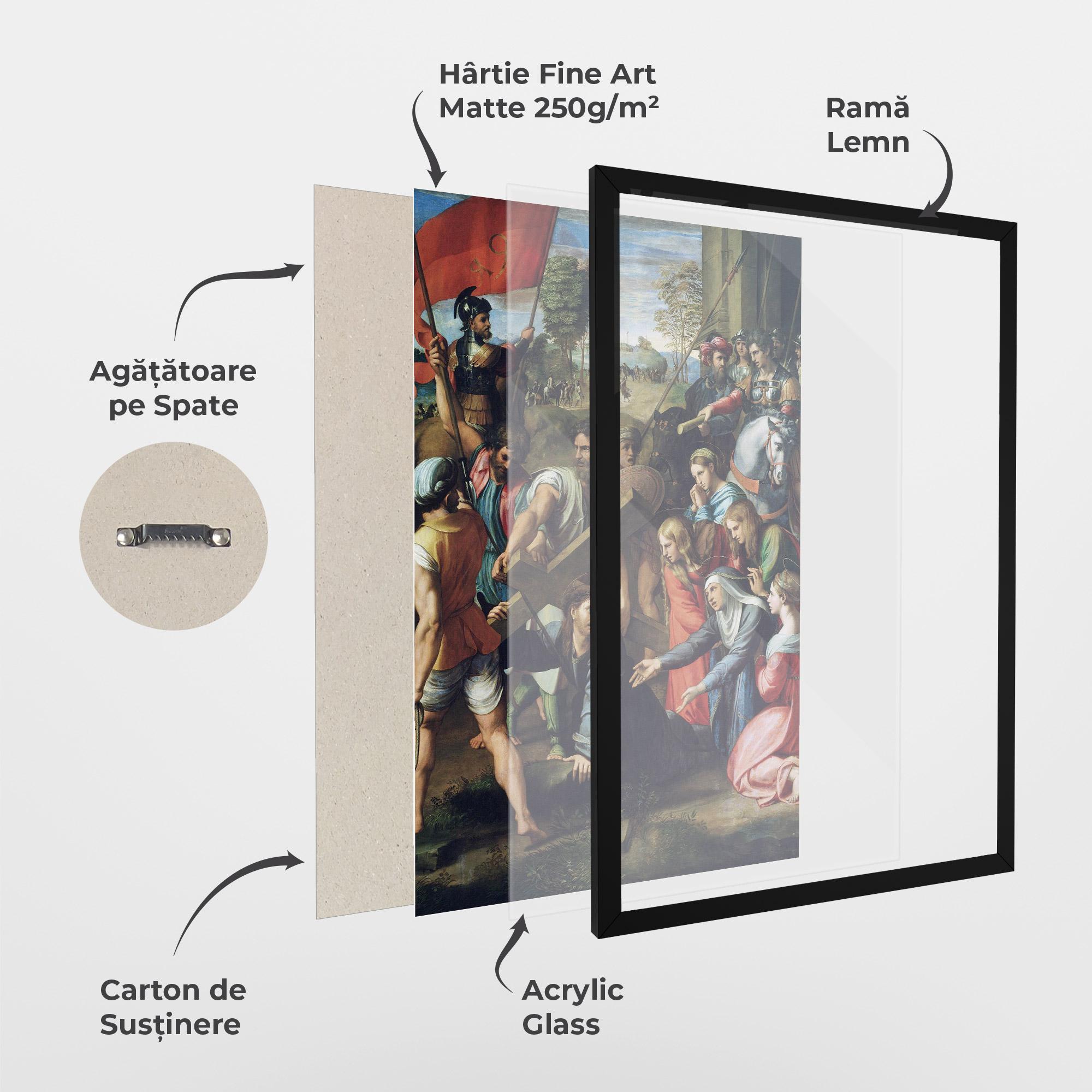 Poster Înrămat Taking The Cross mockup 1