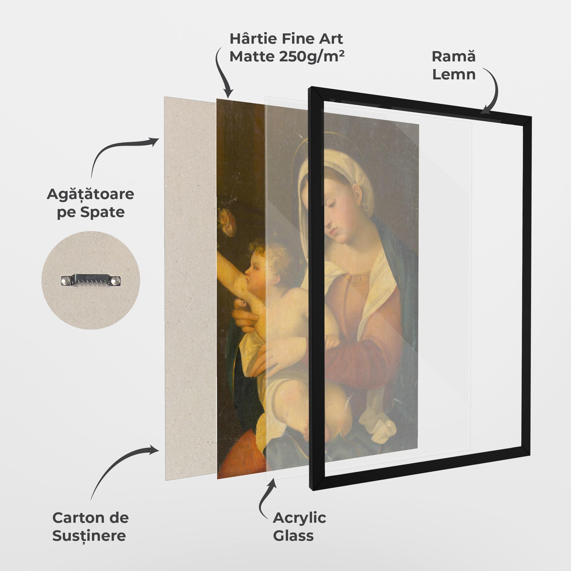 Poster Înrămat Yellow Light Baby mockup 1