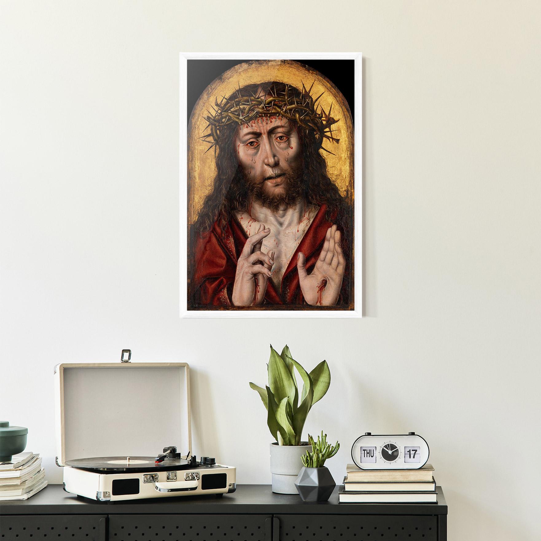 Poster Înrămat Blood Hand Jesus mockup 2